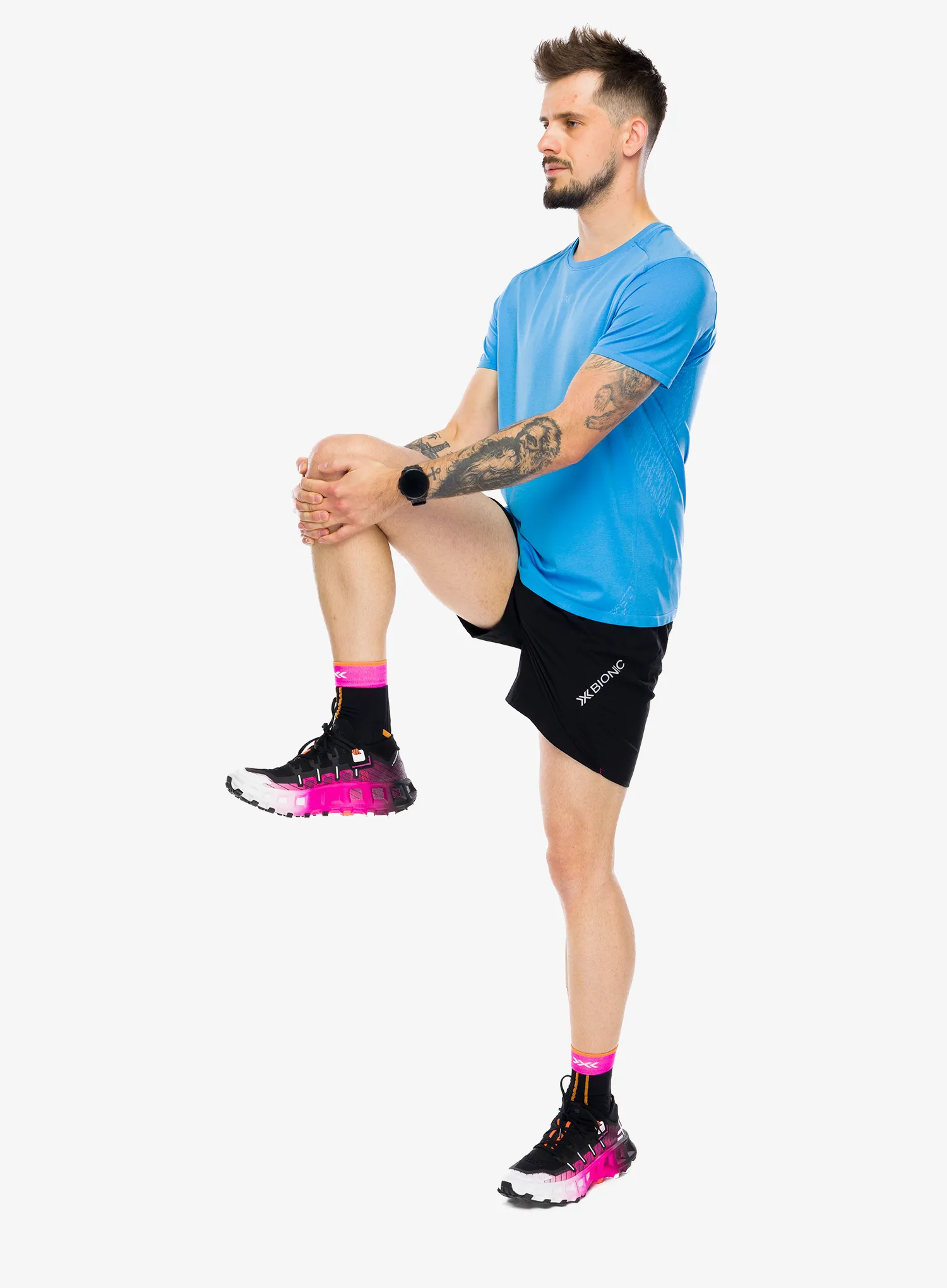 Pantaloni scurti alergare X-Bionic Corefusion Run Discover Shorts - x black