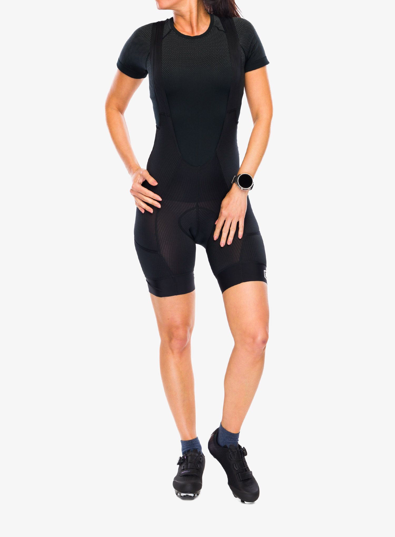 Pantaloni scurti ciclism 100% Revenant Bib Liner - black