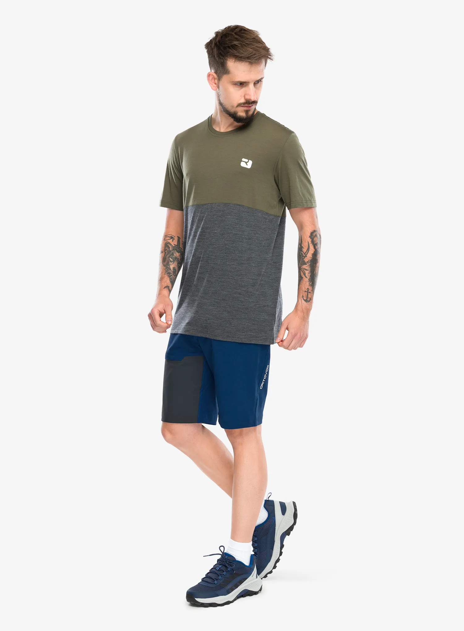 Pantaloni scurti barbati Ortovox Brenta Shorts - deep ocean