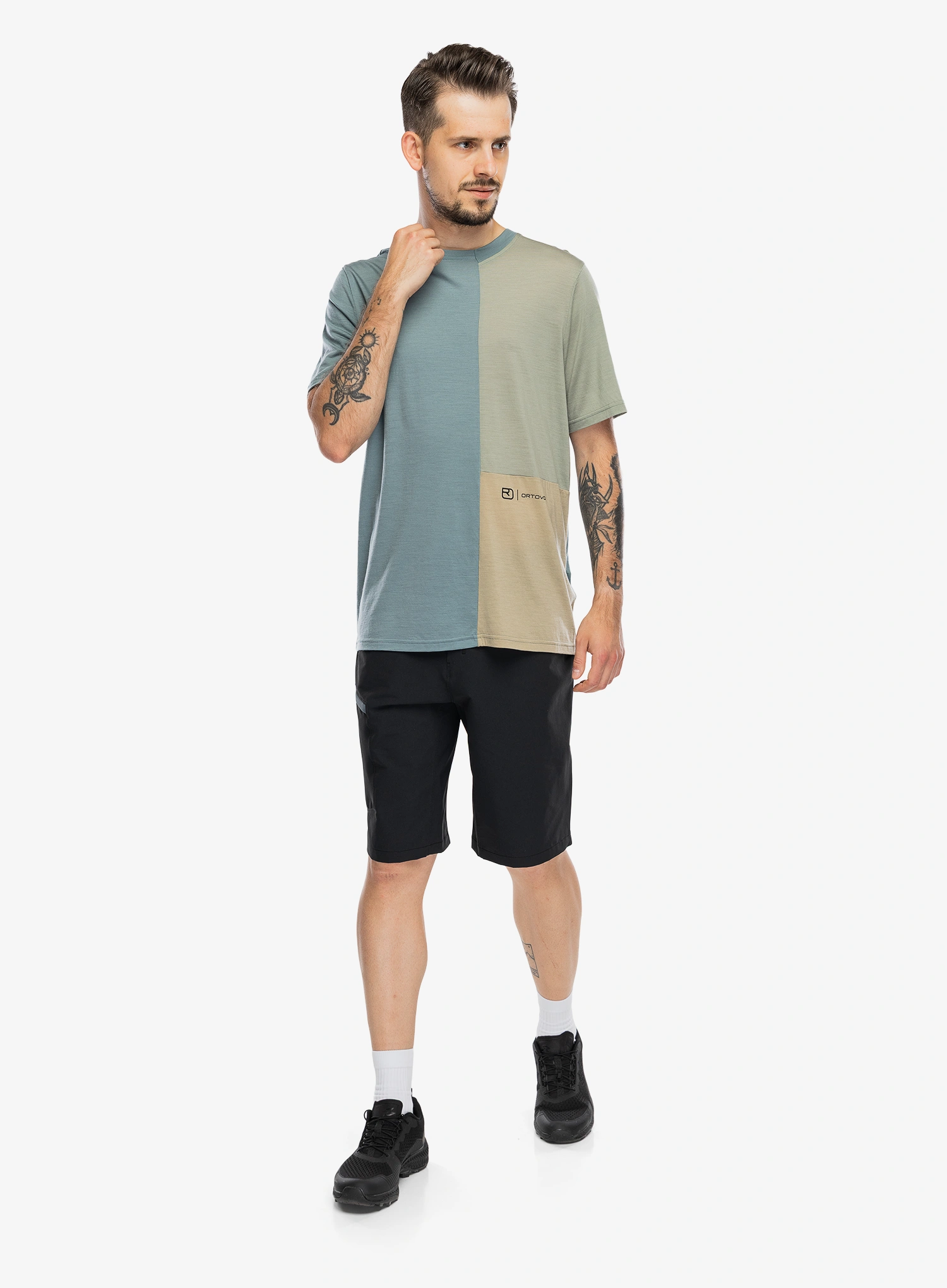 Pantaloni scurti Ortovox Pelmo Shorts - black raven