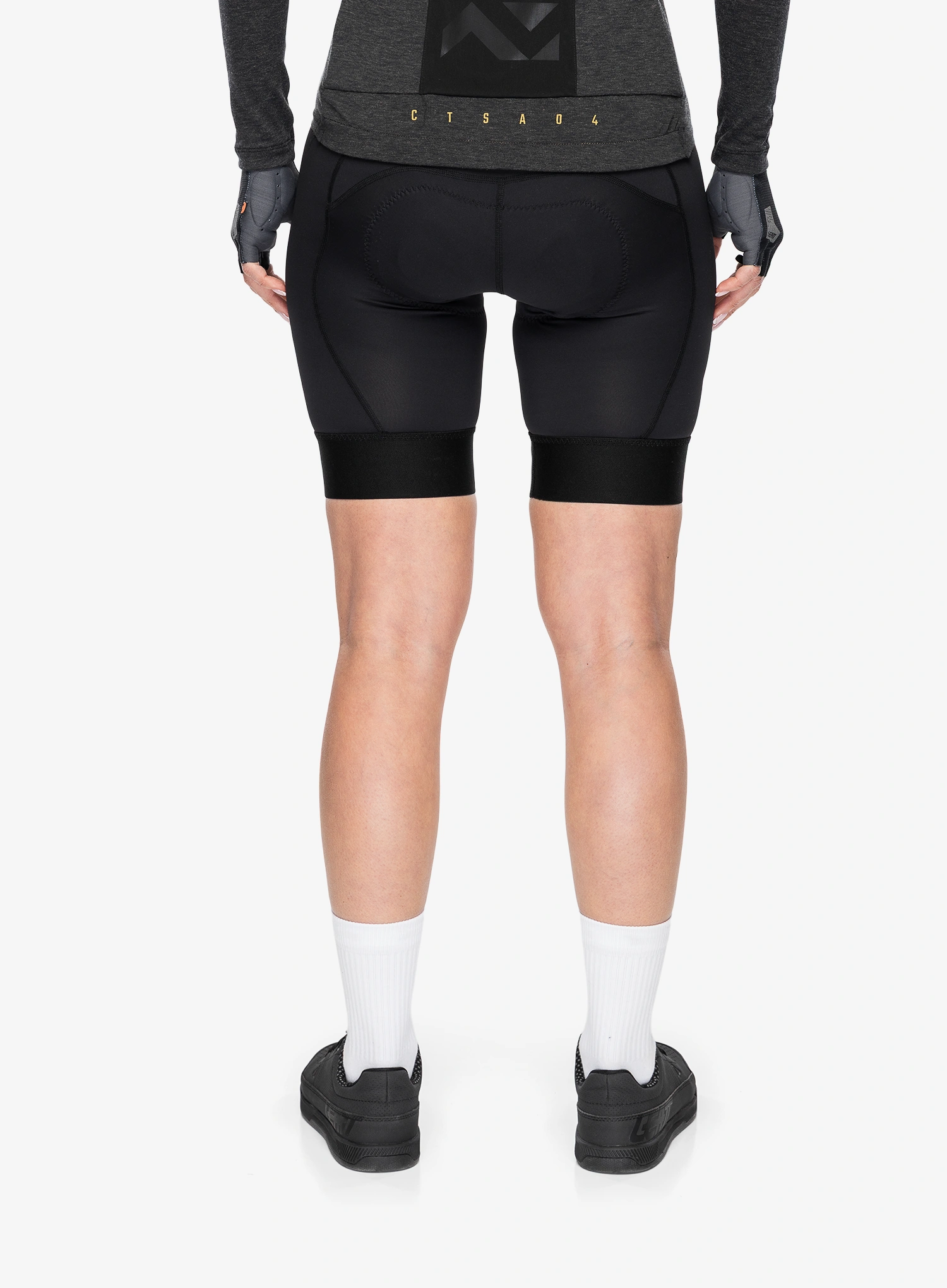 Pantaloni scurti ciclism cu inserție femei Leatt MTB Endurance 3.0 - black