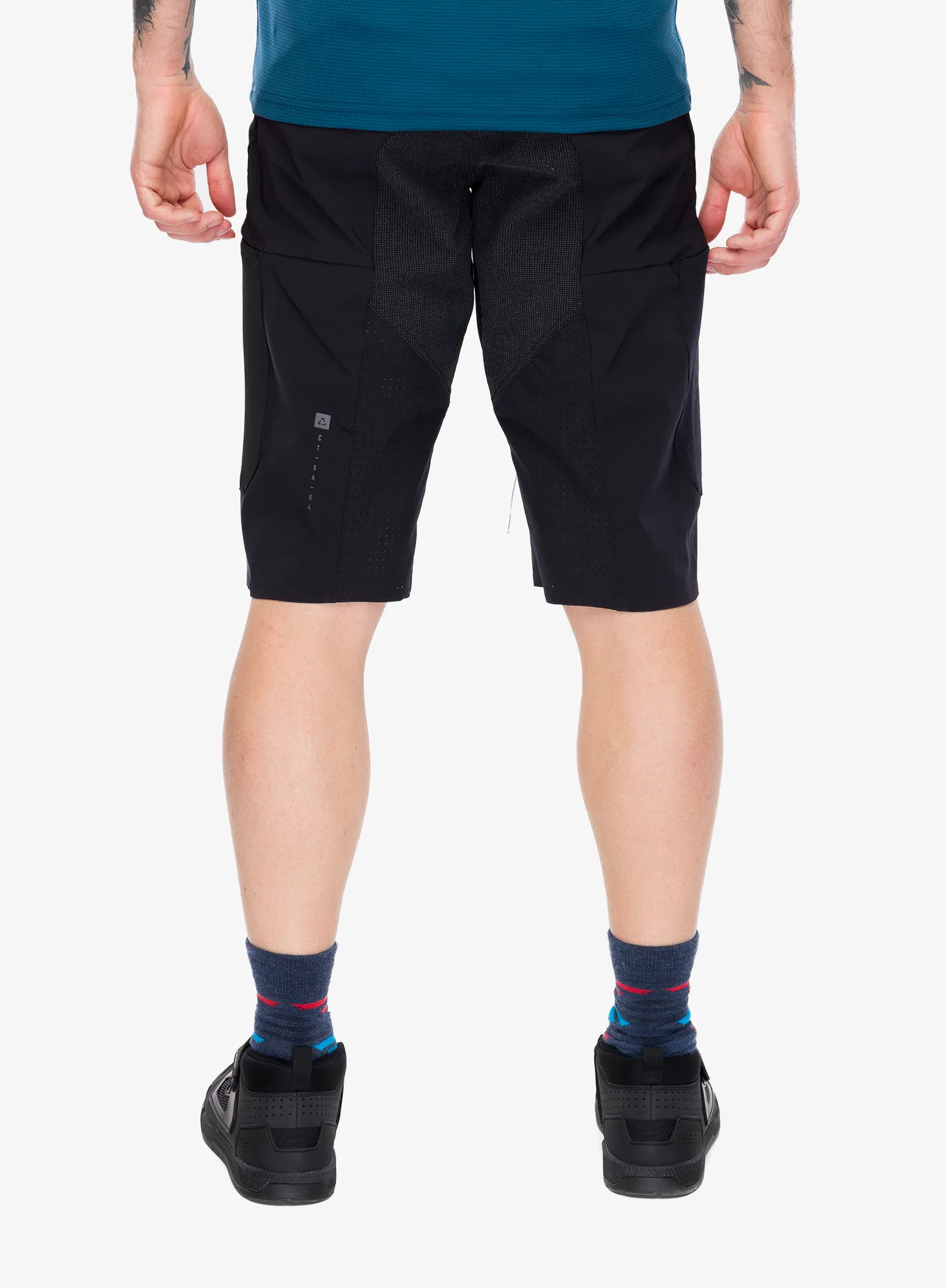 Pantaloni scurti ciclism Leatt Shorts MTB Gravity 4.0 - ghost black