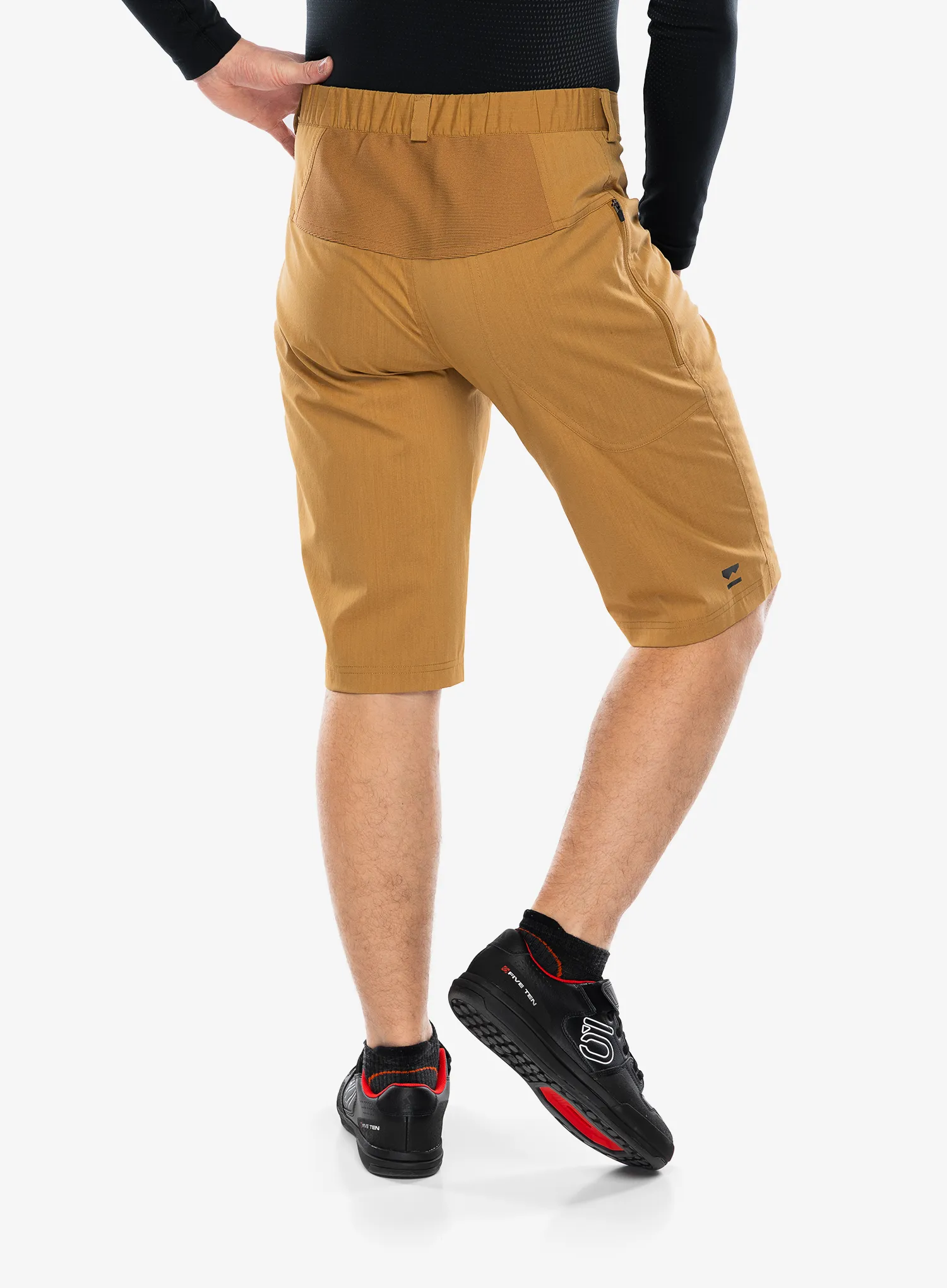 Pantaloni scurti ciclism Mons Royale Virage Bike Shorts 2.0 - cumin