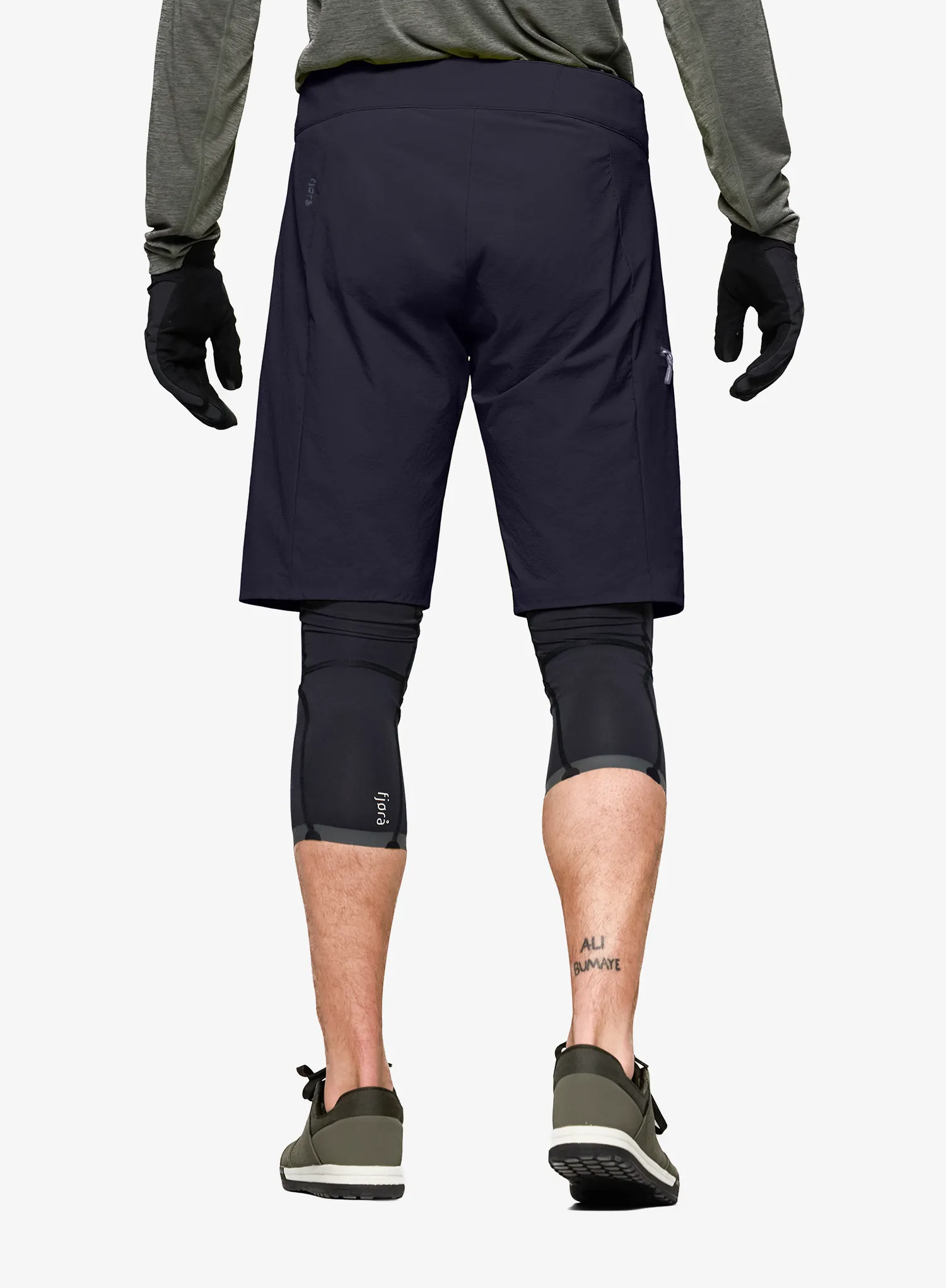 Pantaloni scurti ciclism Norrona Fjora Flex1 Shorts - caviar black