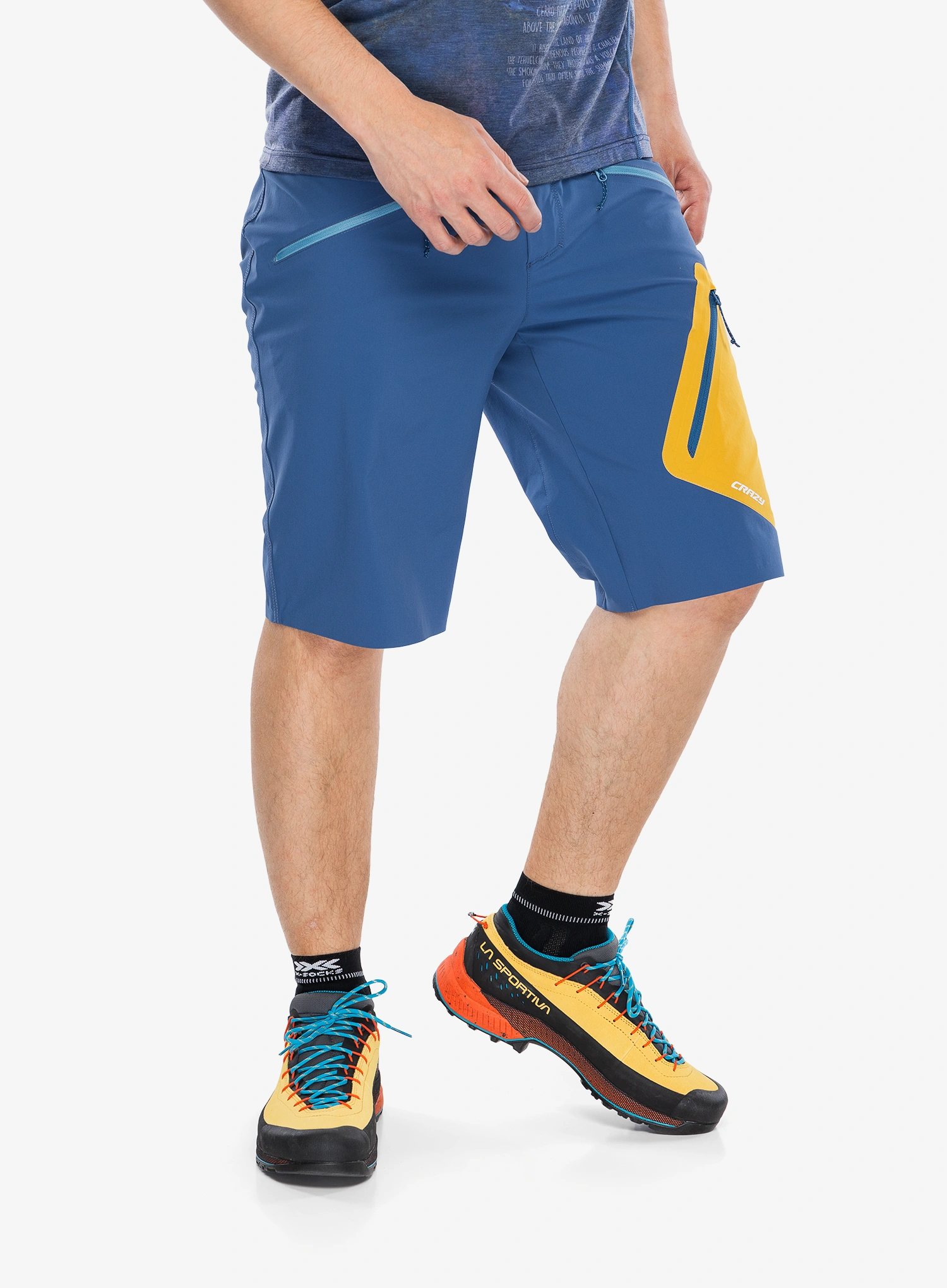Pantaloni scurti drumetie Crazy Short Resolution - sulphur | 8a.ro