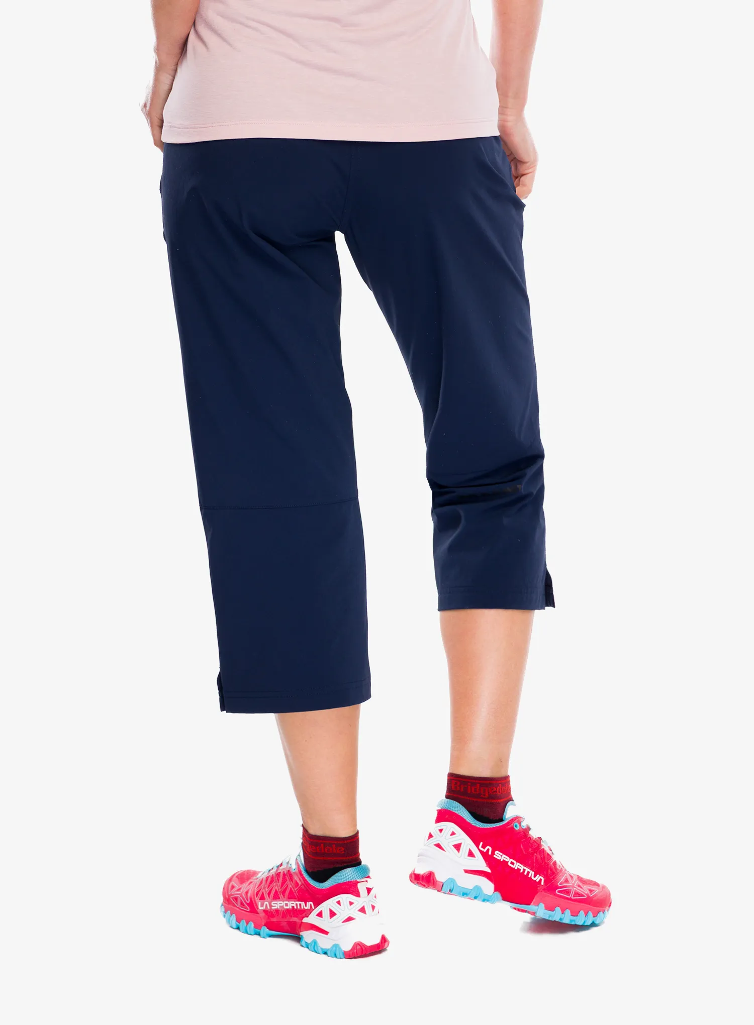 Pantaloni scurti drumetie femei Mammut Hiking V Capri Pants - marine