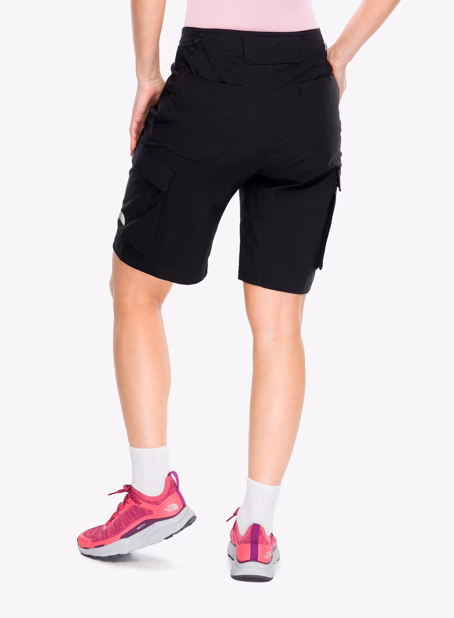 Pantaloni scurti drumetie femei The North Face Exploration Cargo Short - tnf black