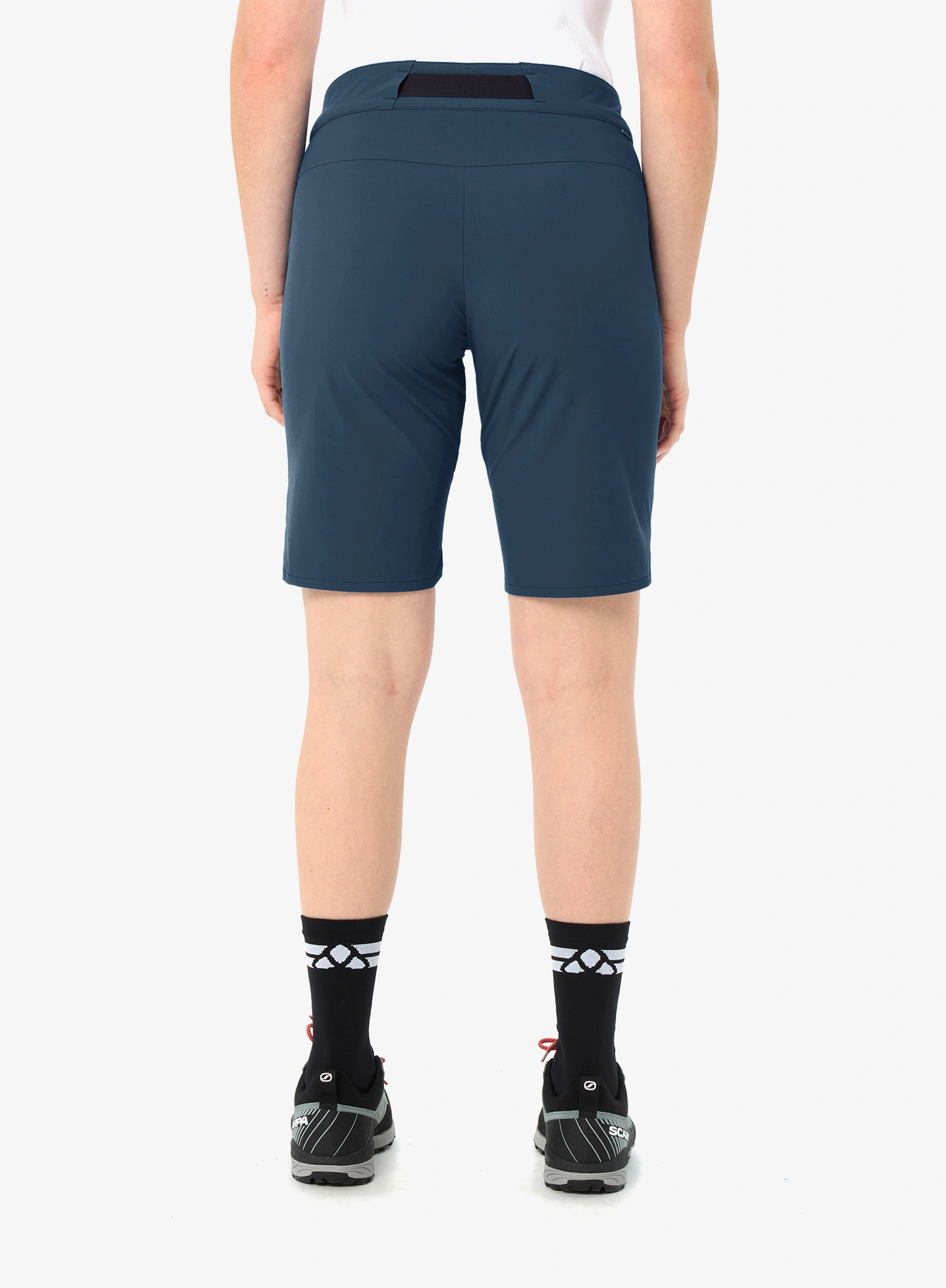 Pantaloni scurti drumetie femei Vaude Badile Shorts II - dark sea