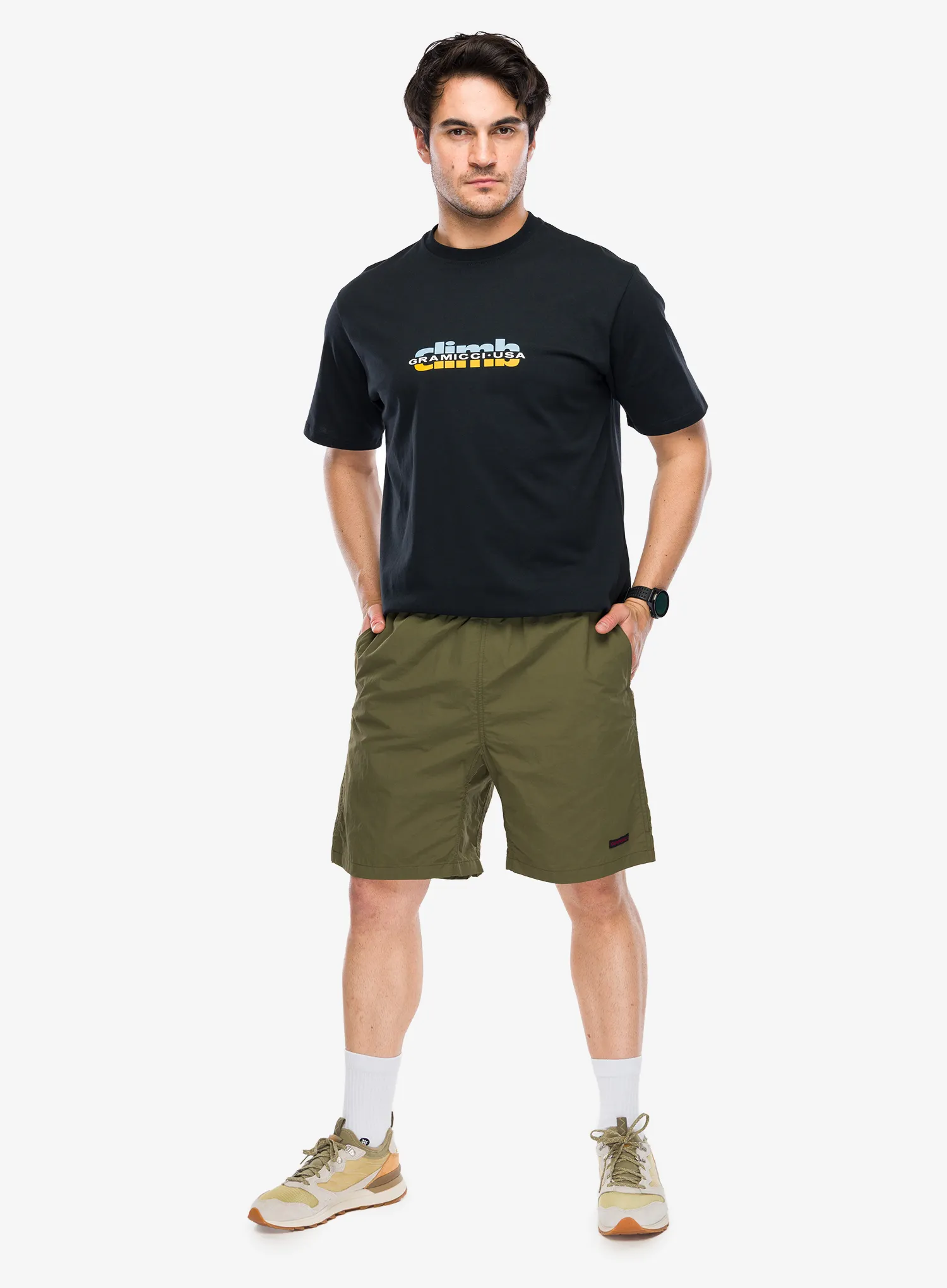 Pantaloni scurti drumetie Gramicci Nylon Packable G-Short - olive