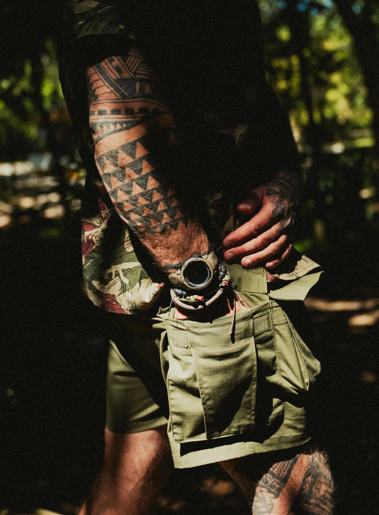 Pantaloni scurti drumetie Helikon-Tex Cargo Shorts - olive green