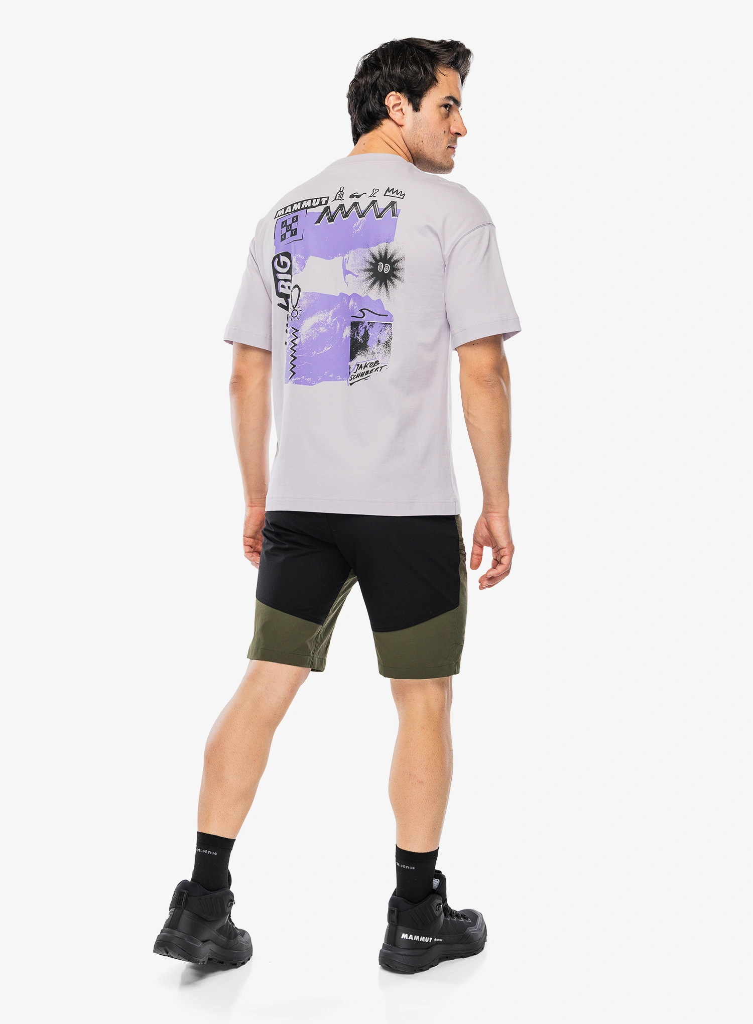 Pantaloni scurti drumetie Mammut Zinal Hybrid Shorts - dark marsh/black