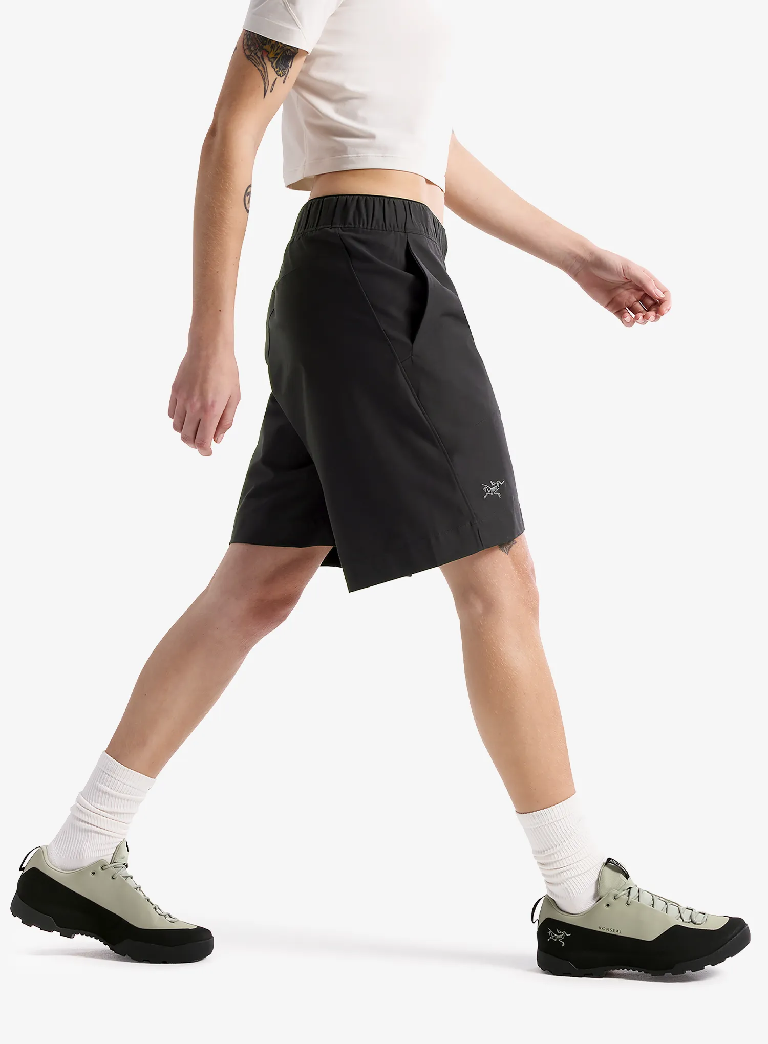 Pantaloni scurti escaladă pentru femei Arcteryx Kragg Cotton Short 9 - black