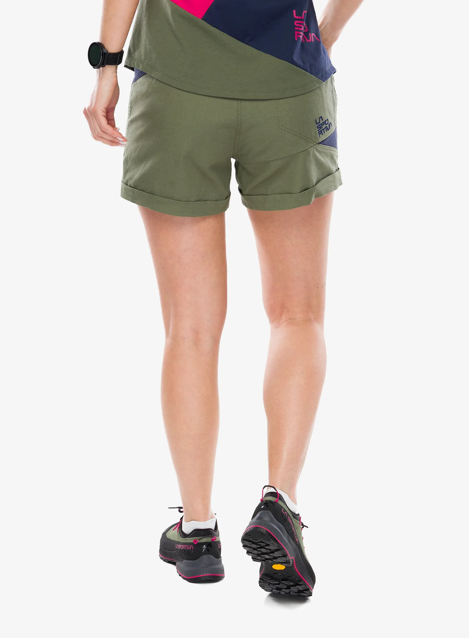 Pantaloni scurti escaladă pentru femei La Sportiva Bolt Short - night sky/cypress
