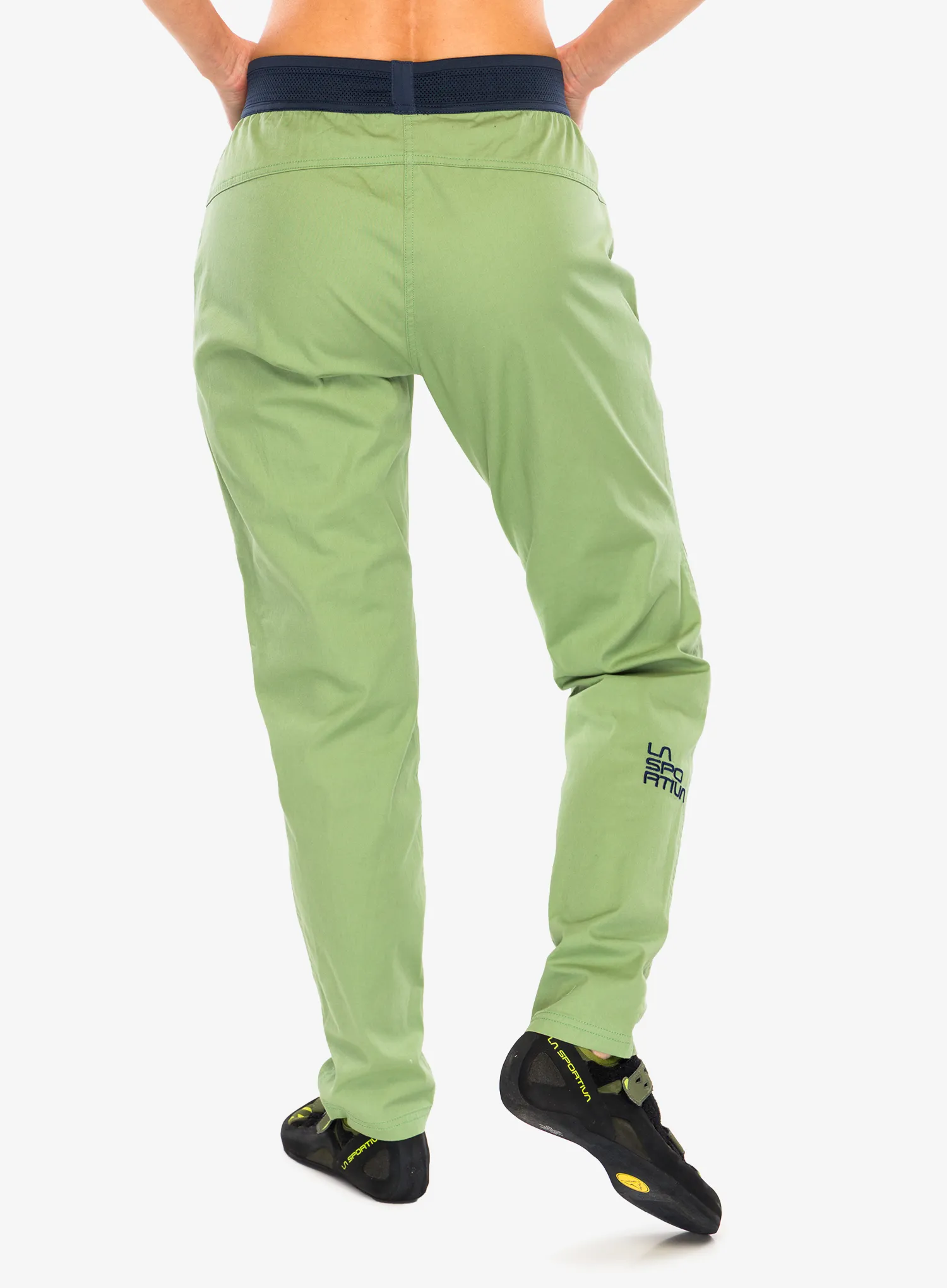 Pantaloni scurti escaladă pentru femei La Sportiva Roots Shorts - aspen green/night sky