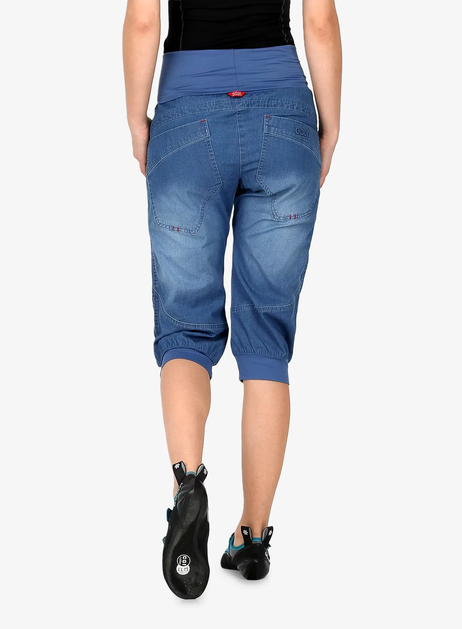 Pantaloni scurti escaladă pentru femei Ocun Noya Short Jeans - middle blue