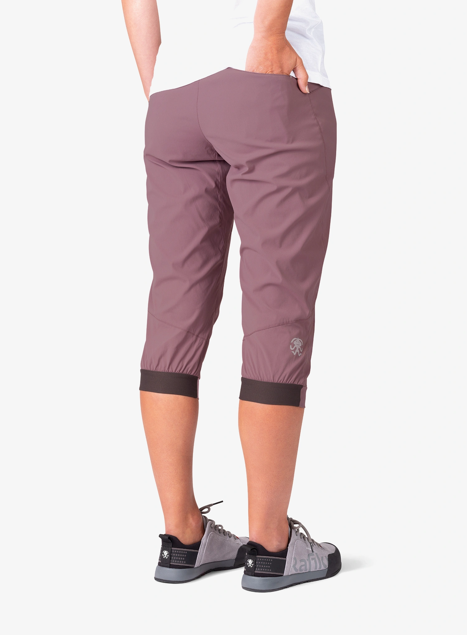 Pantaloni scurti escaladă pentru femei Rafiki Tarragona - grape shake/magnet