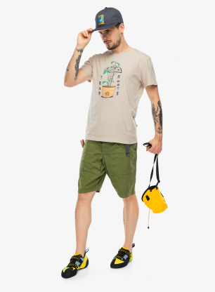 Pantaloni scurti pentru escaladă E9 Rondo Belt Short - rosemary