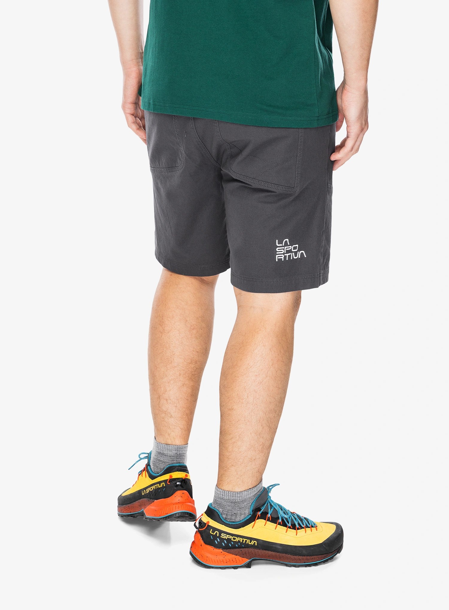 Pantaloni scurti pentru escaladă La Sportiva Flatanger Short - onyx/chalk