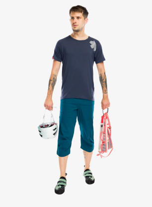 Pantaloni scurti pentru escaladă Ocun Jaws 3/4 - legion blue