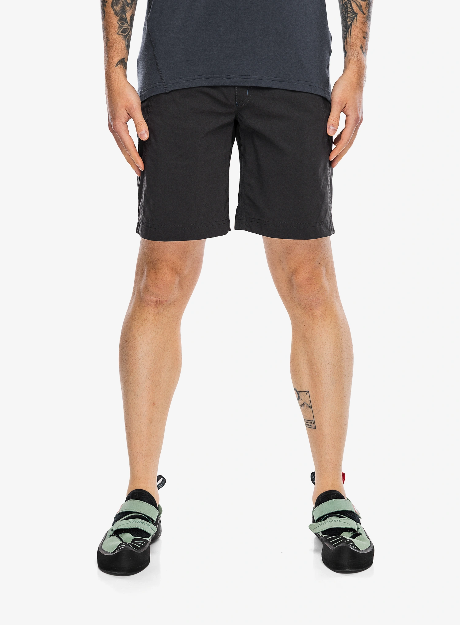 Pantaloni scurti pentru escaladă Ocun Mania Shorty - anthracite obsidian