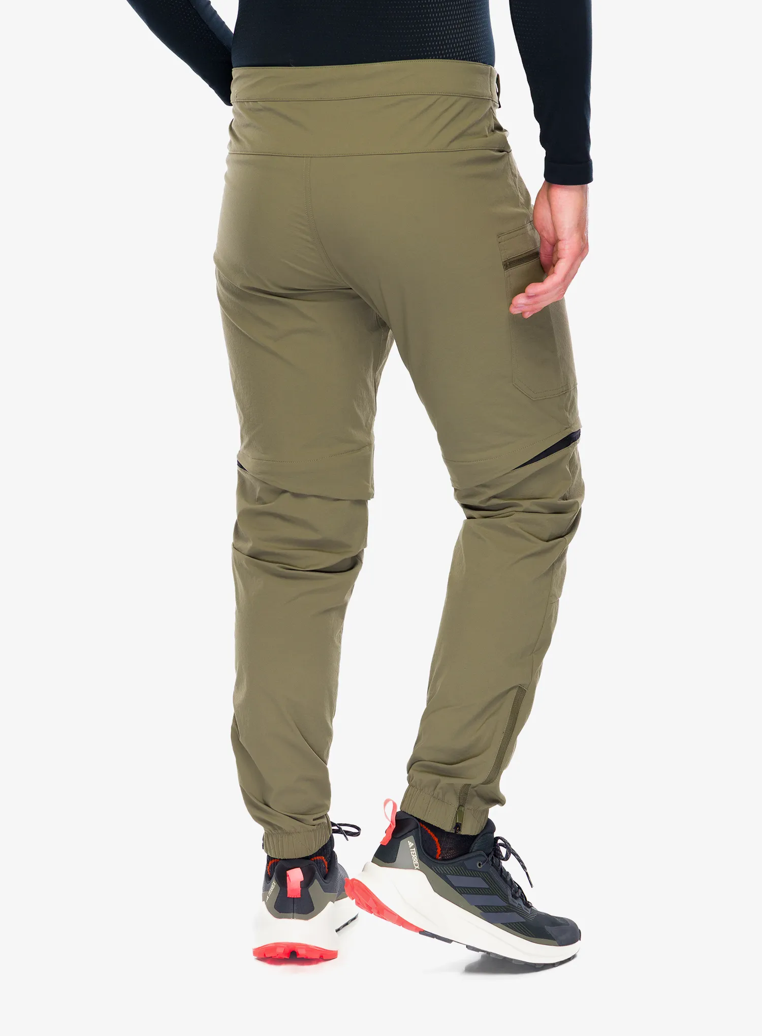 PuPu Pantaloni adidas TERREX Utilitas Zip Off Pants - olive strata | 8a.ro