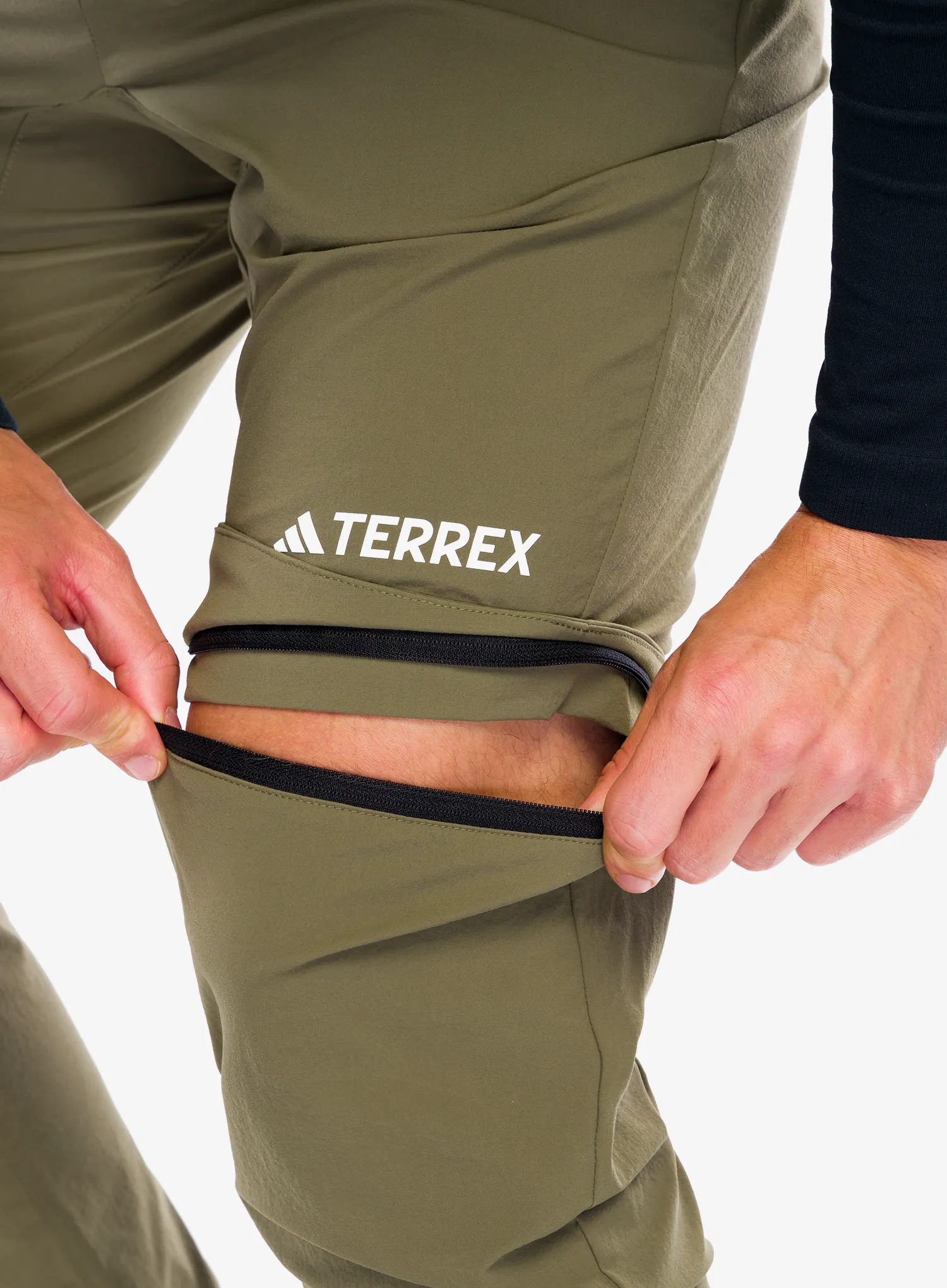 Pantaloni adidas TERREX Utilitas Zip Off Pants - olive strata | 8a.ro