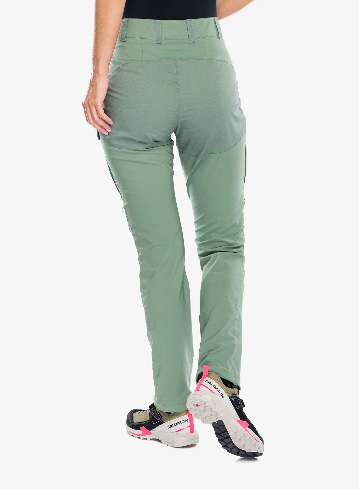 Pantaloni femei Fjallraven Abisko Midsummer Trs  - jade green/patina green