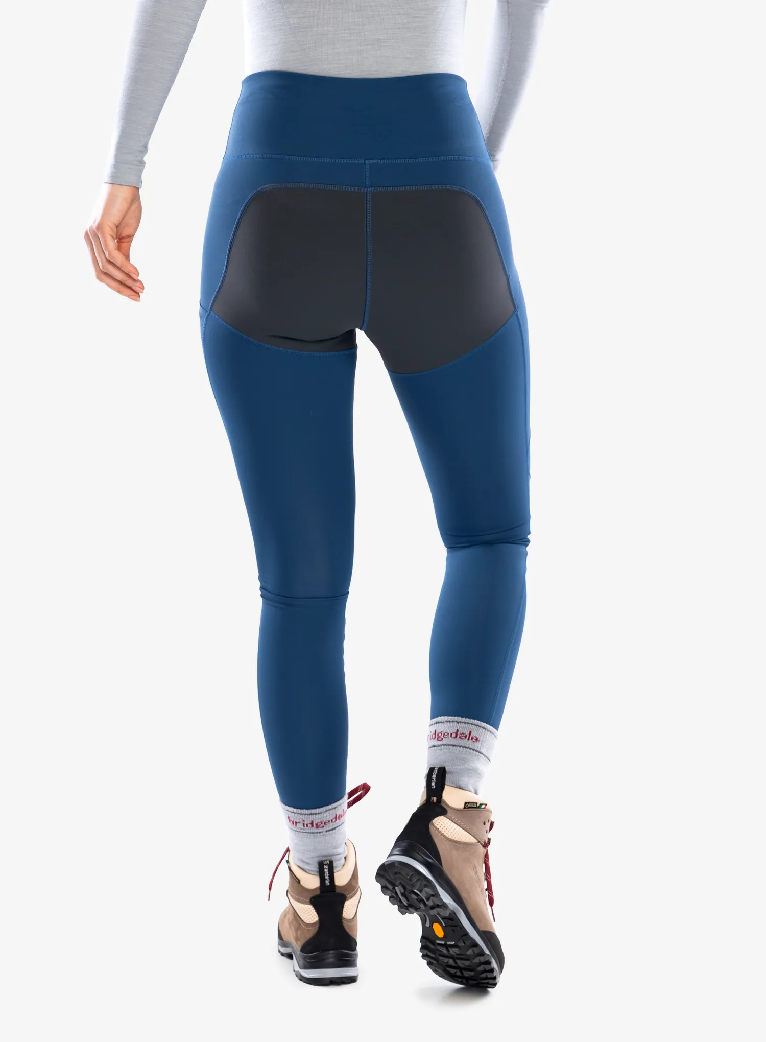 Pantaloni femei Fjallraven Abisko Trekking Tights Pro  - indigo blue/iron grey