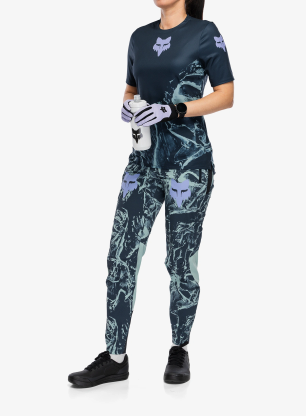 Pantaloni femei Fox Ranger Pant Image Print - arctic blue