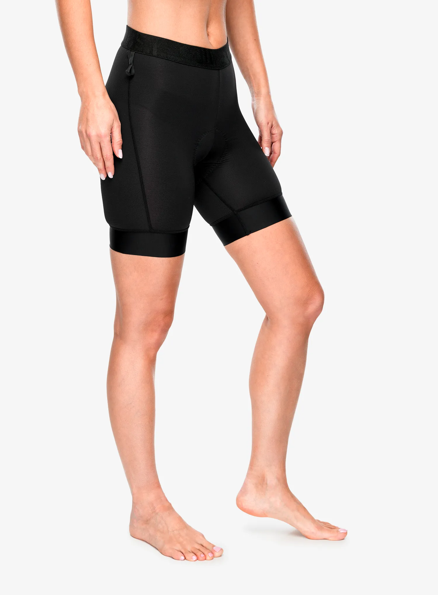 Pantaloni femei Leatt MTB Trail 3.0 Liner - ghost black