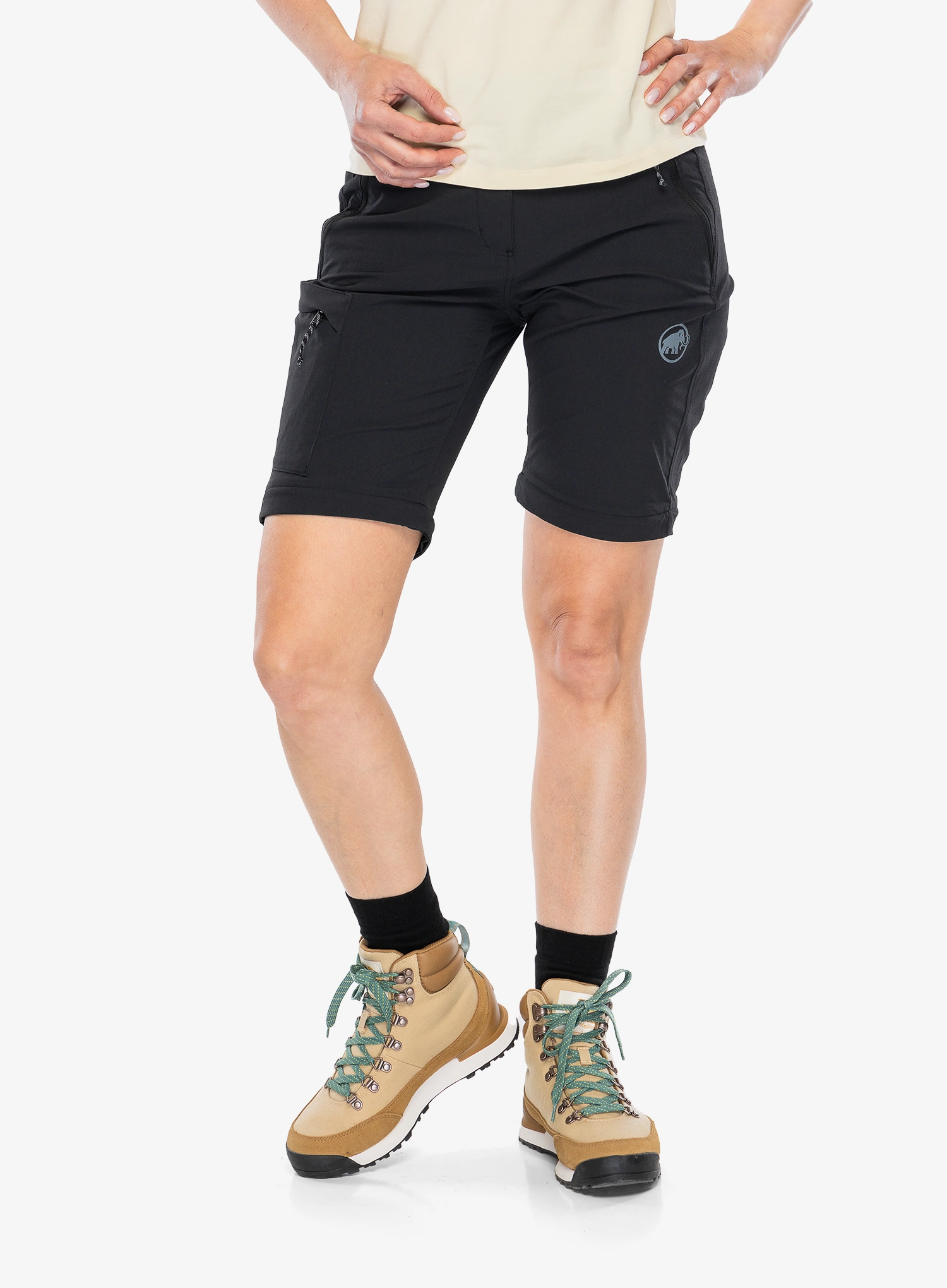 Pantaloni femei Mammut Runbold IV Zip Off Pants - black