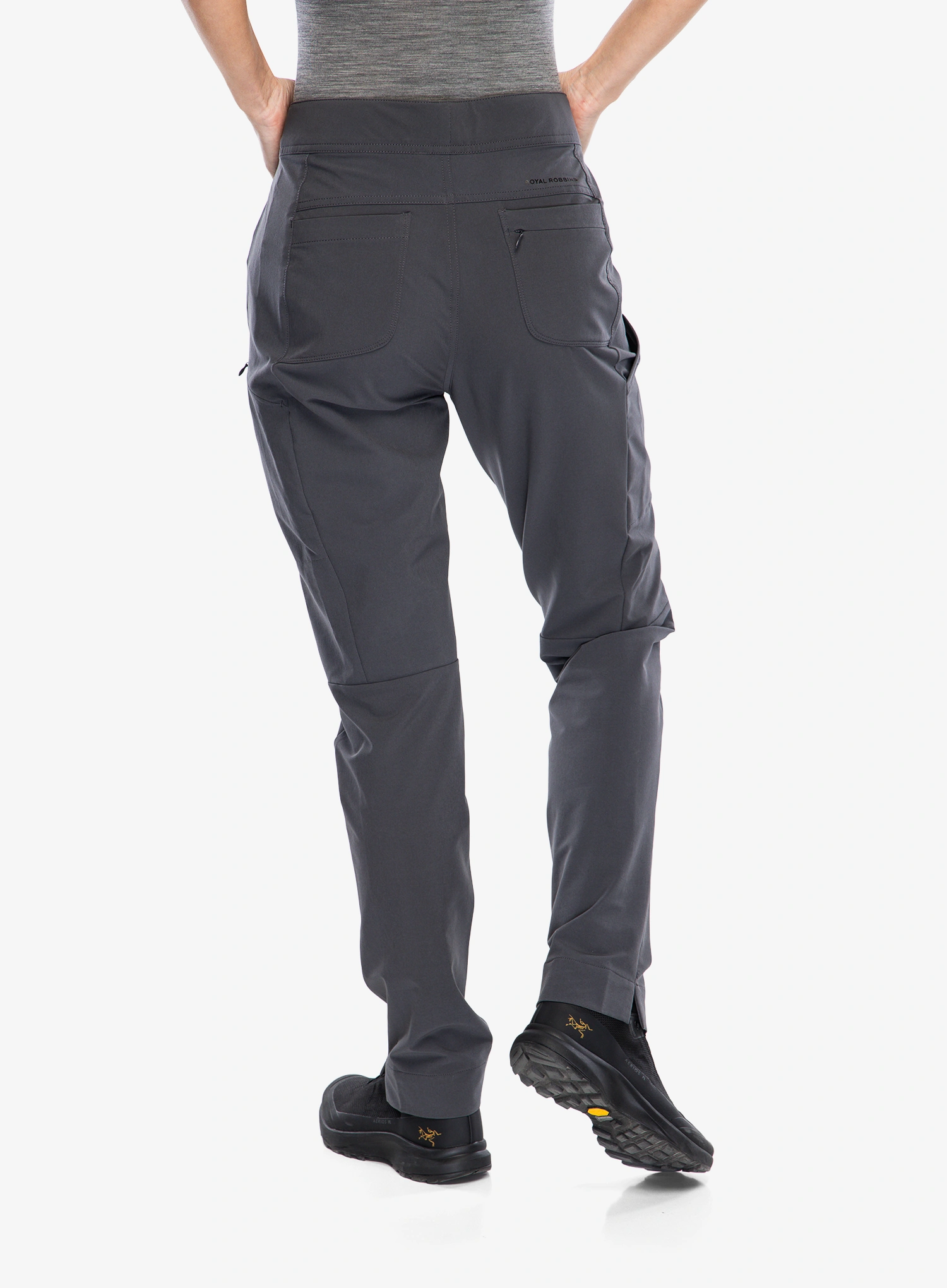Pantaloni femei Royal Robbins Alpine MTN Pro Pant - asphalt