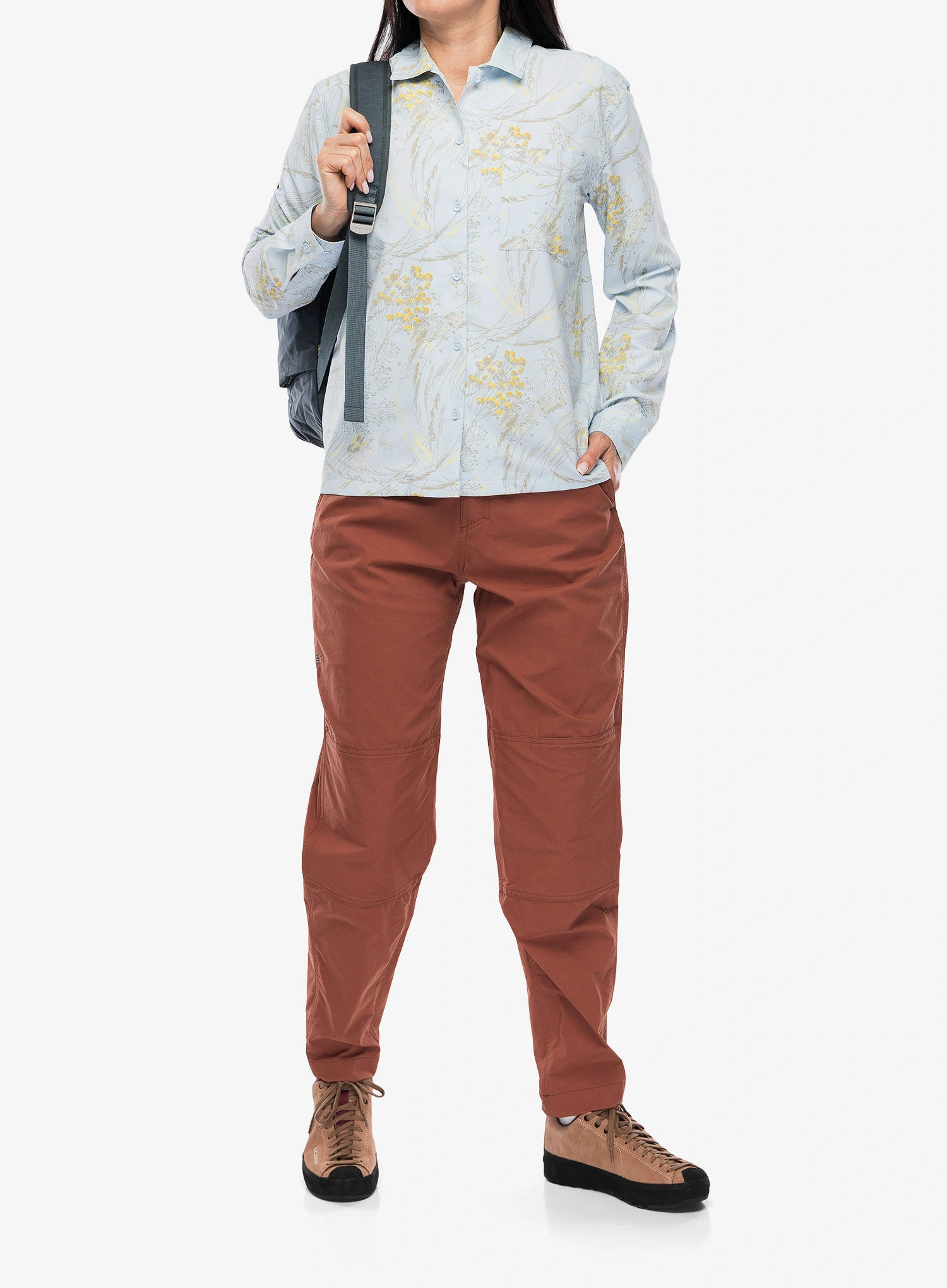 Pantaloni femei Royal Robbins Wilder Pant - mahogany