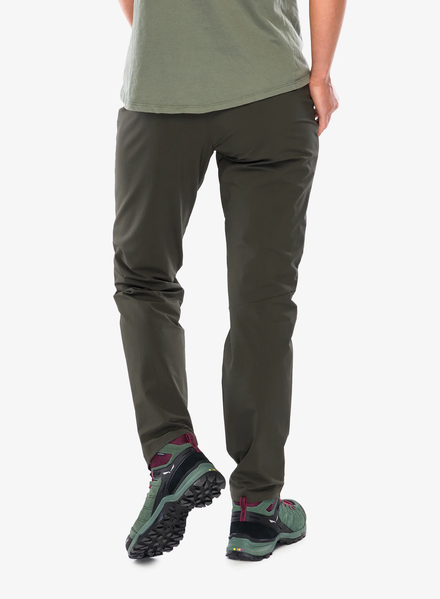 Pantaloni femei Salewa Puez DST Cargo Pants - dark olive