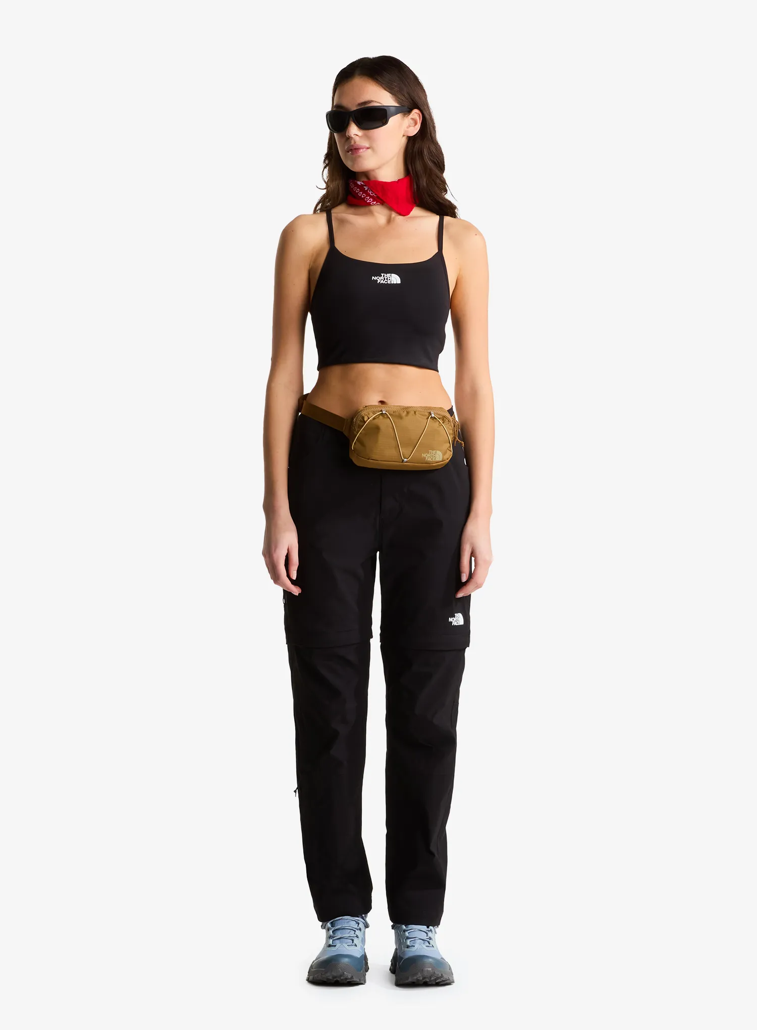 Pantaloni femei The North Face Exploration Reg Straight Convertible Pant - tnf black