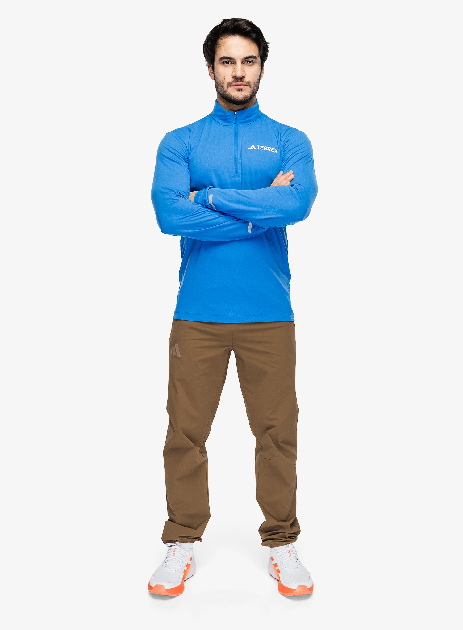 Pantaloni alergare adidas TERREX Xperior Clima 365 Light Pants - brown oxide