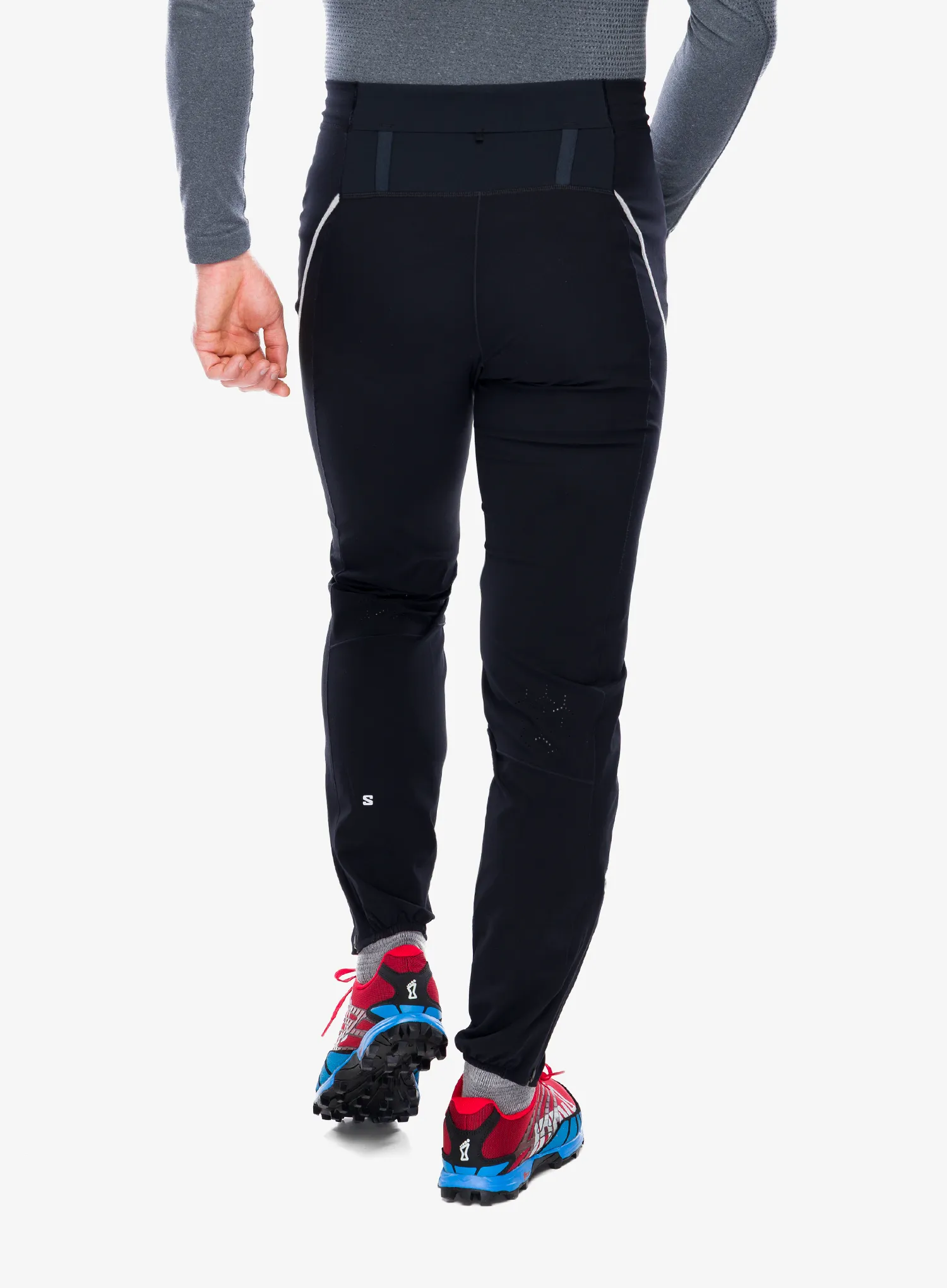 Pantaloni alergare Salomon Sense Stow Pants - deep black/black