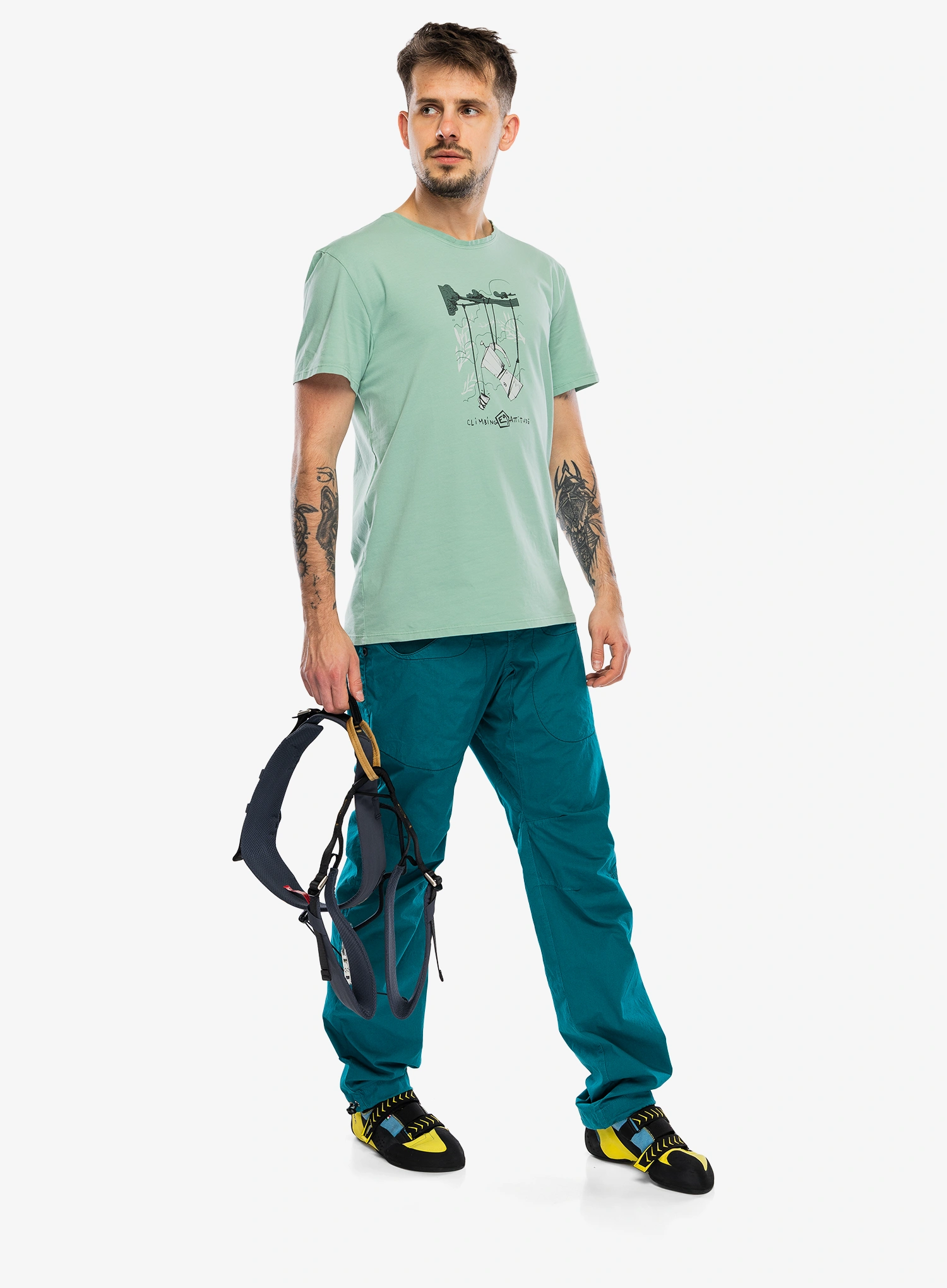Pantaloni escalada E9 Rondo Slim - lightpetrol