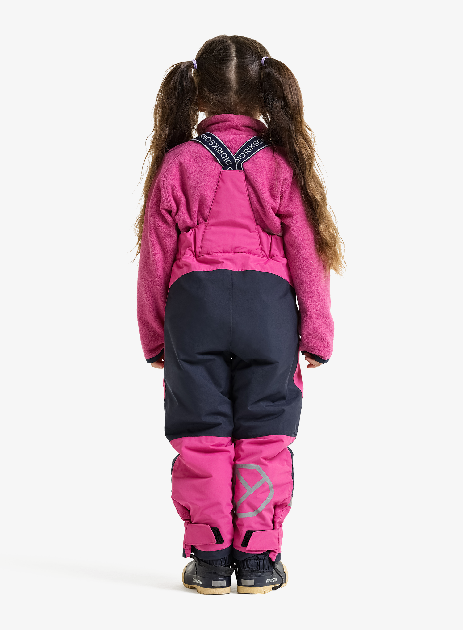 Pantaloni fete Didriksons Idre Pants 7 - cactus pink