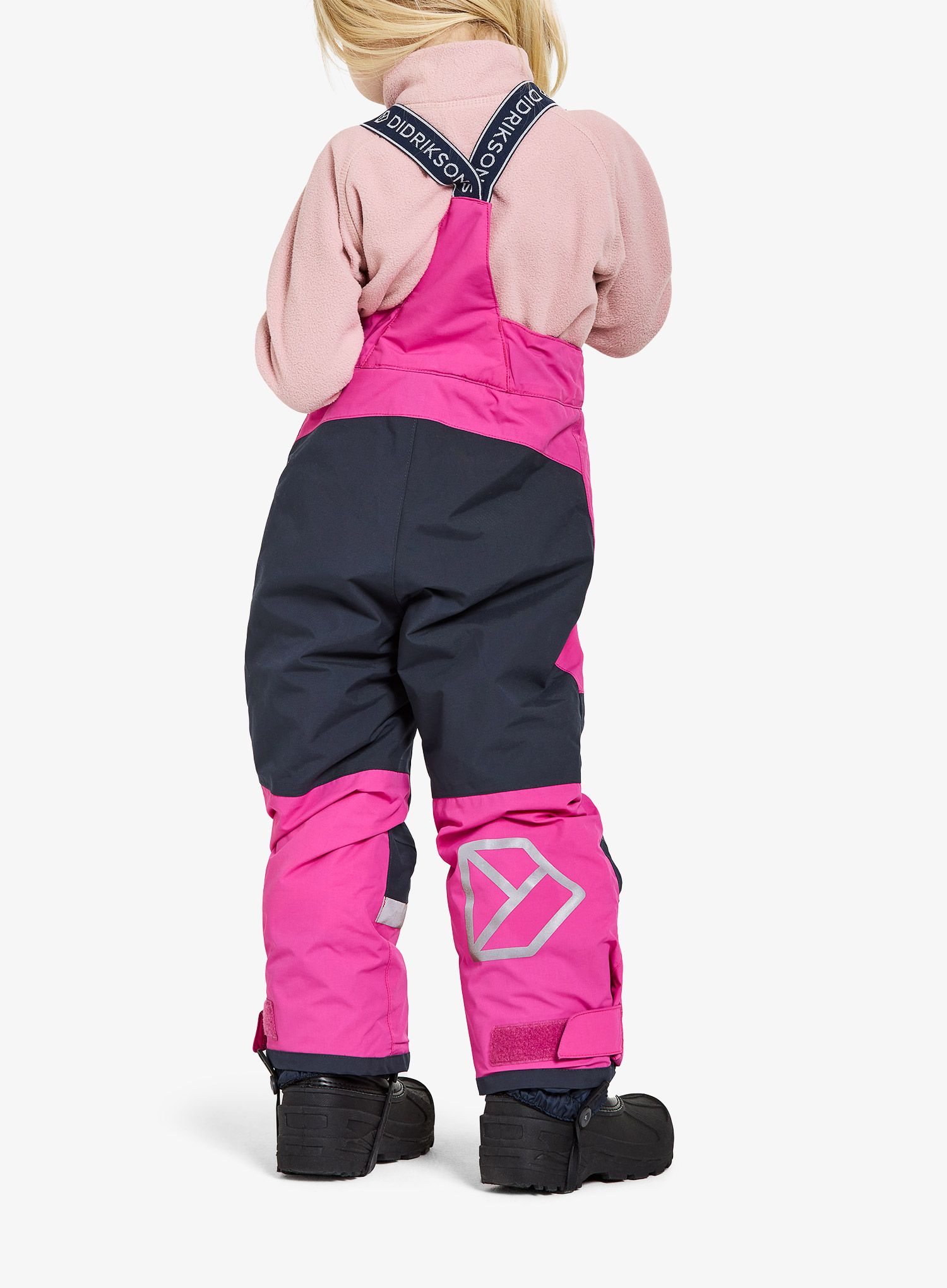 Pantaloni fete Didriksons Idre Pants - plastic pink
