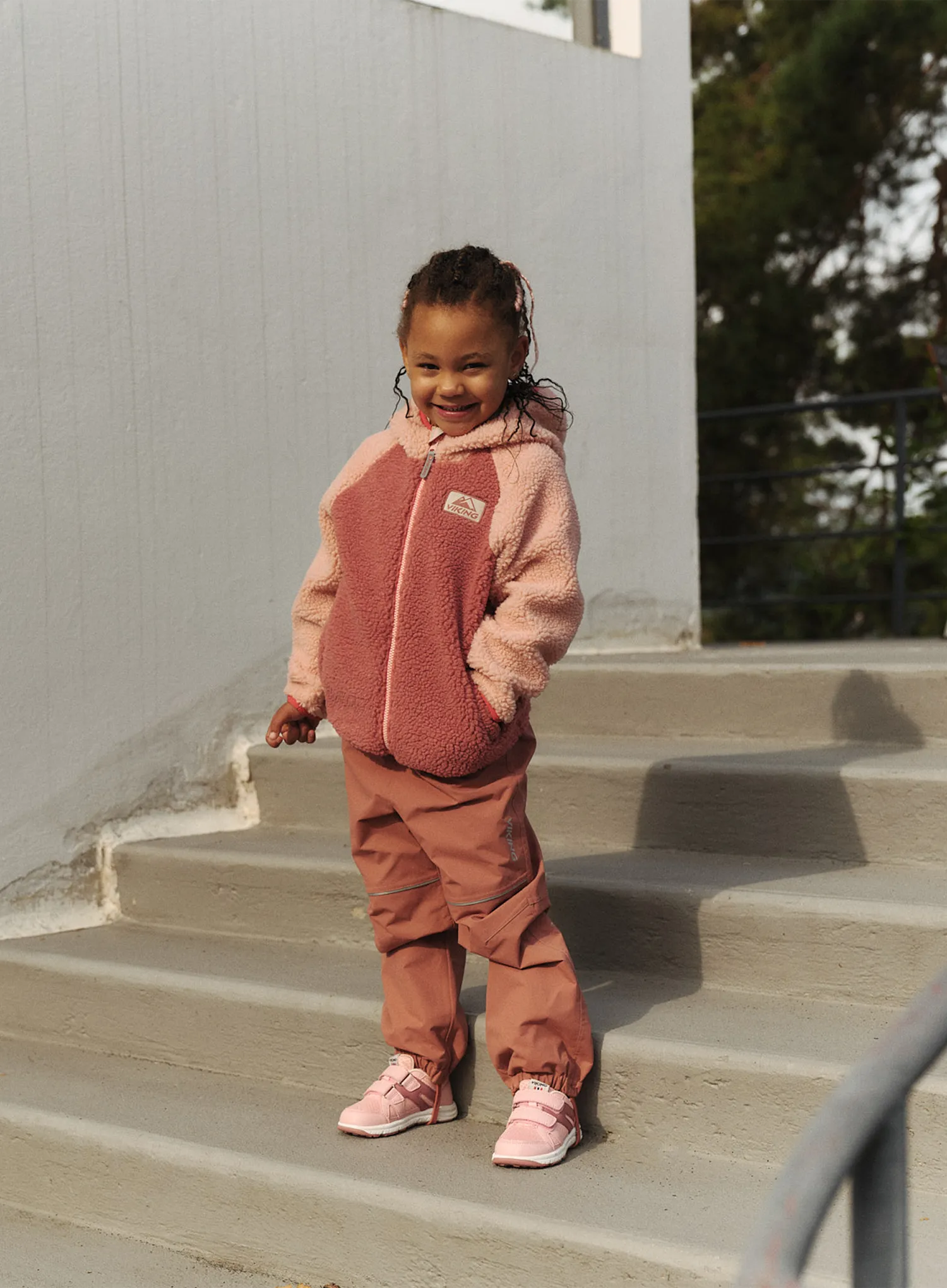 Pantaloni fete Viking Play Pants Spring Waterproof - pink