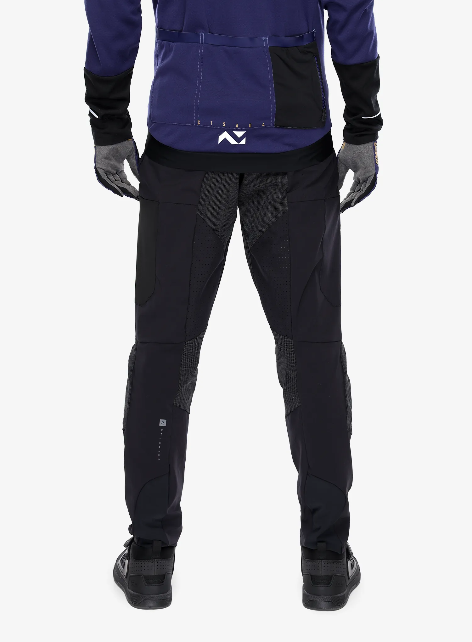 Pantaloni ciclism Leatt MTB Gravity 4.0 - ghost black