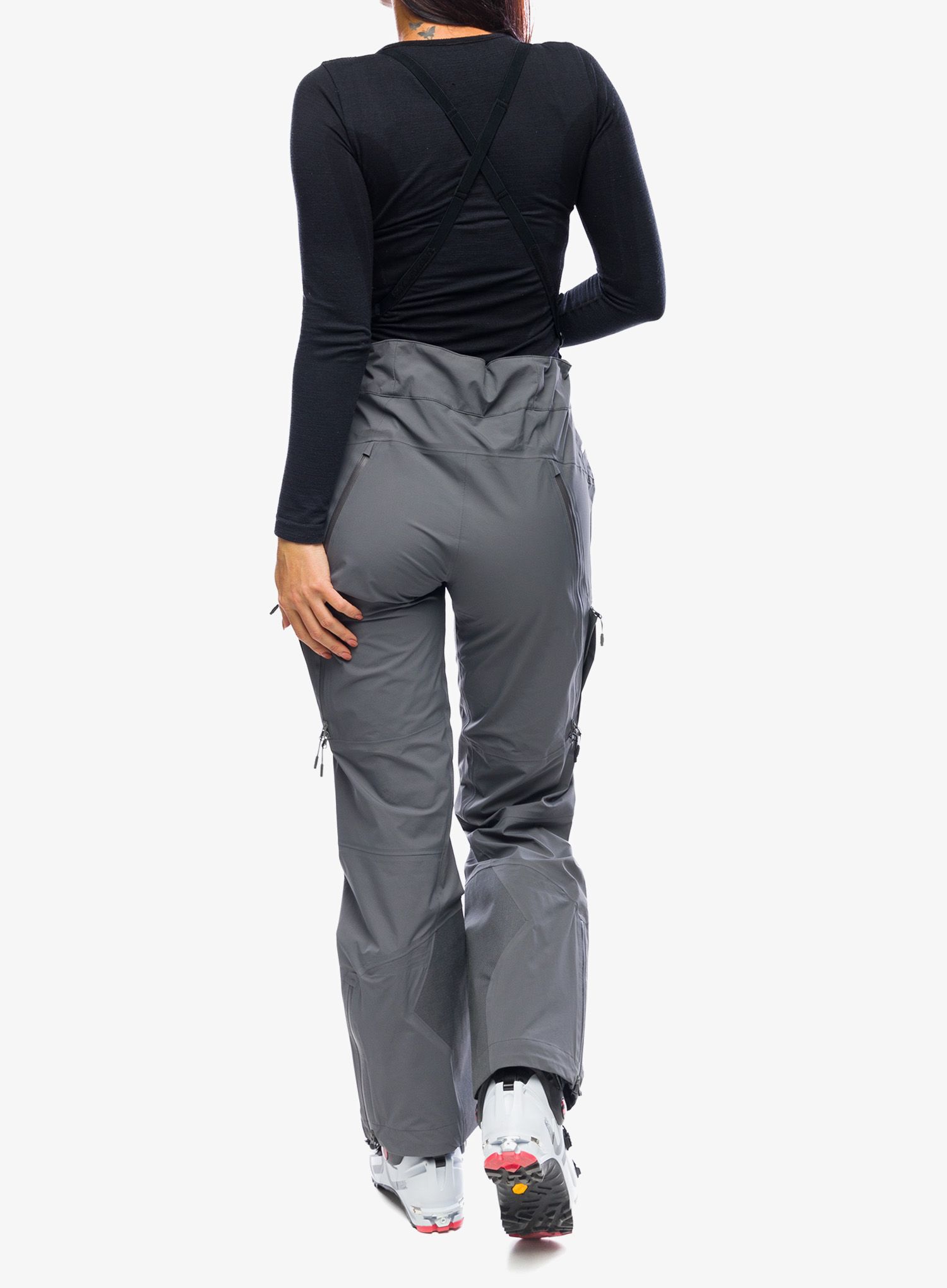 Pantaloni softshell femei BlackYak Hariana Pants - iron gate