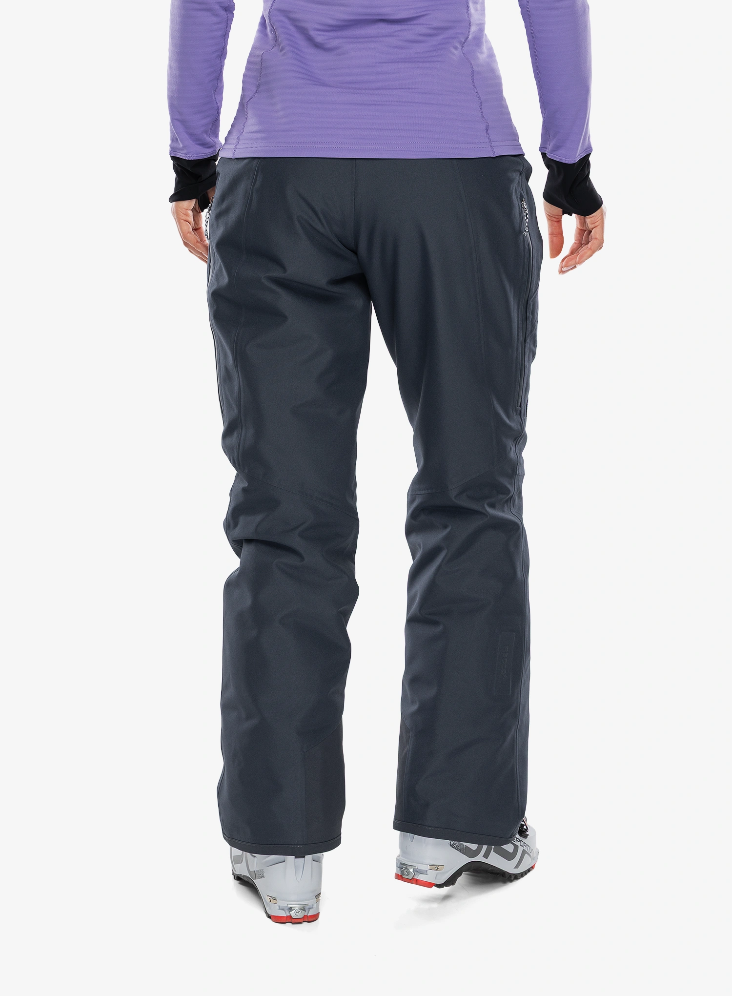 Pantaloni schi femei Patagonia Insulated Powder Town Pants - smolder blue