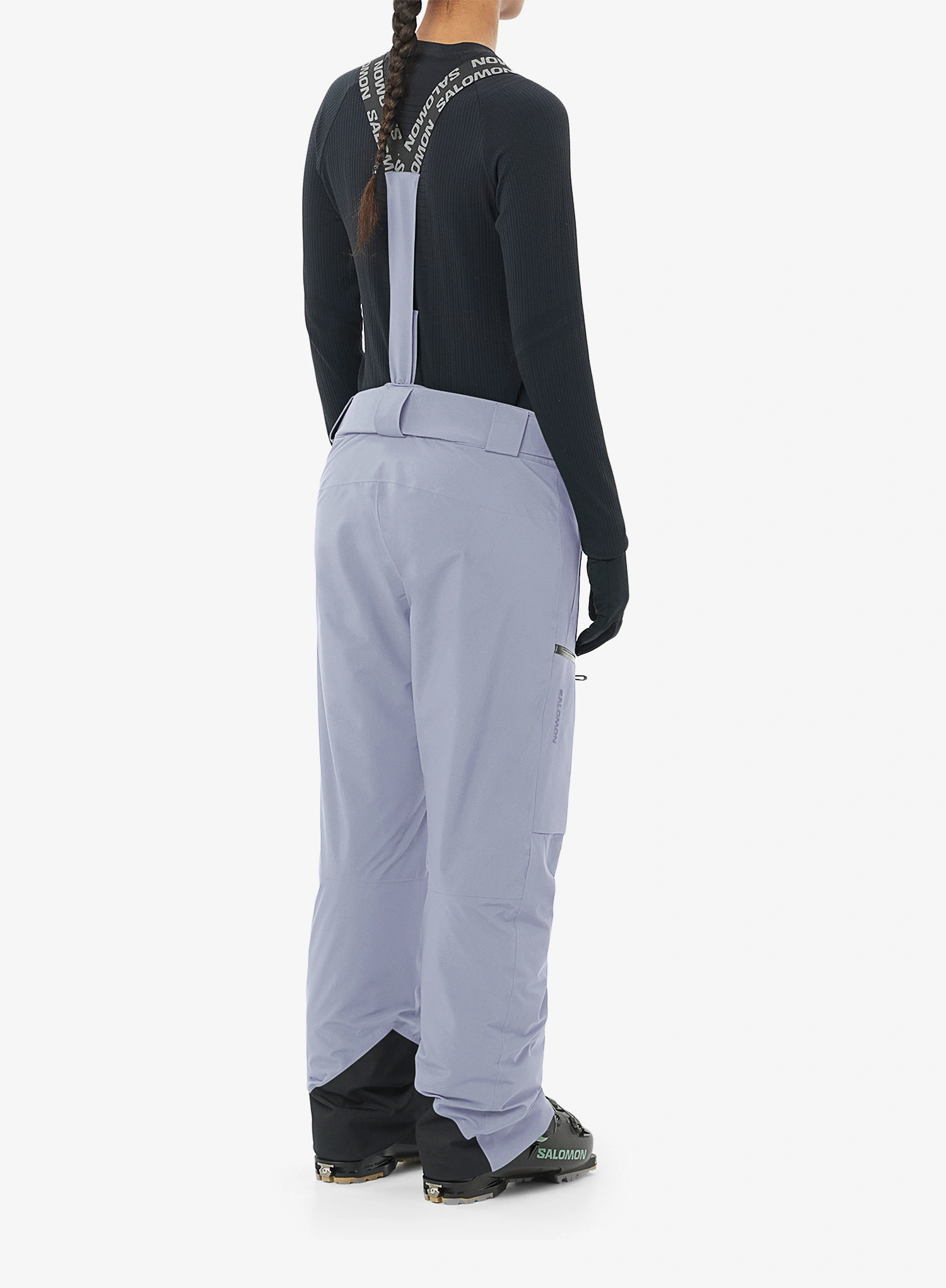 Pantaloni schi femei Salomon Brilliant Pant - blue granite