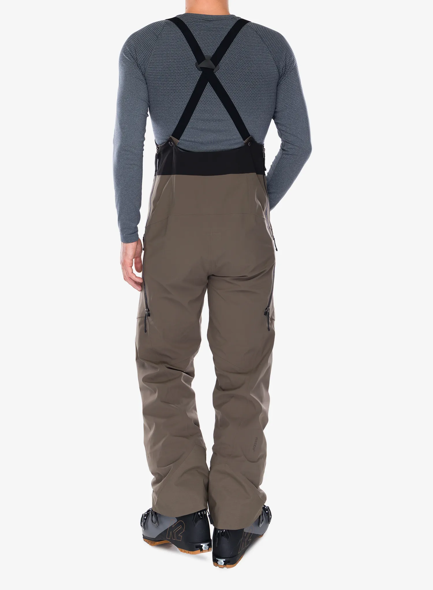 Pantaloni schi Patagonia Snowdrifter Bibs - marlow brown