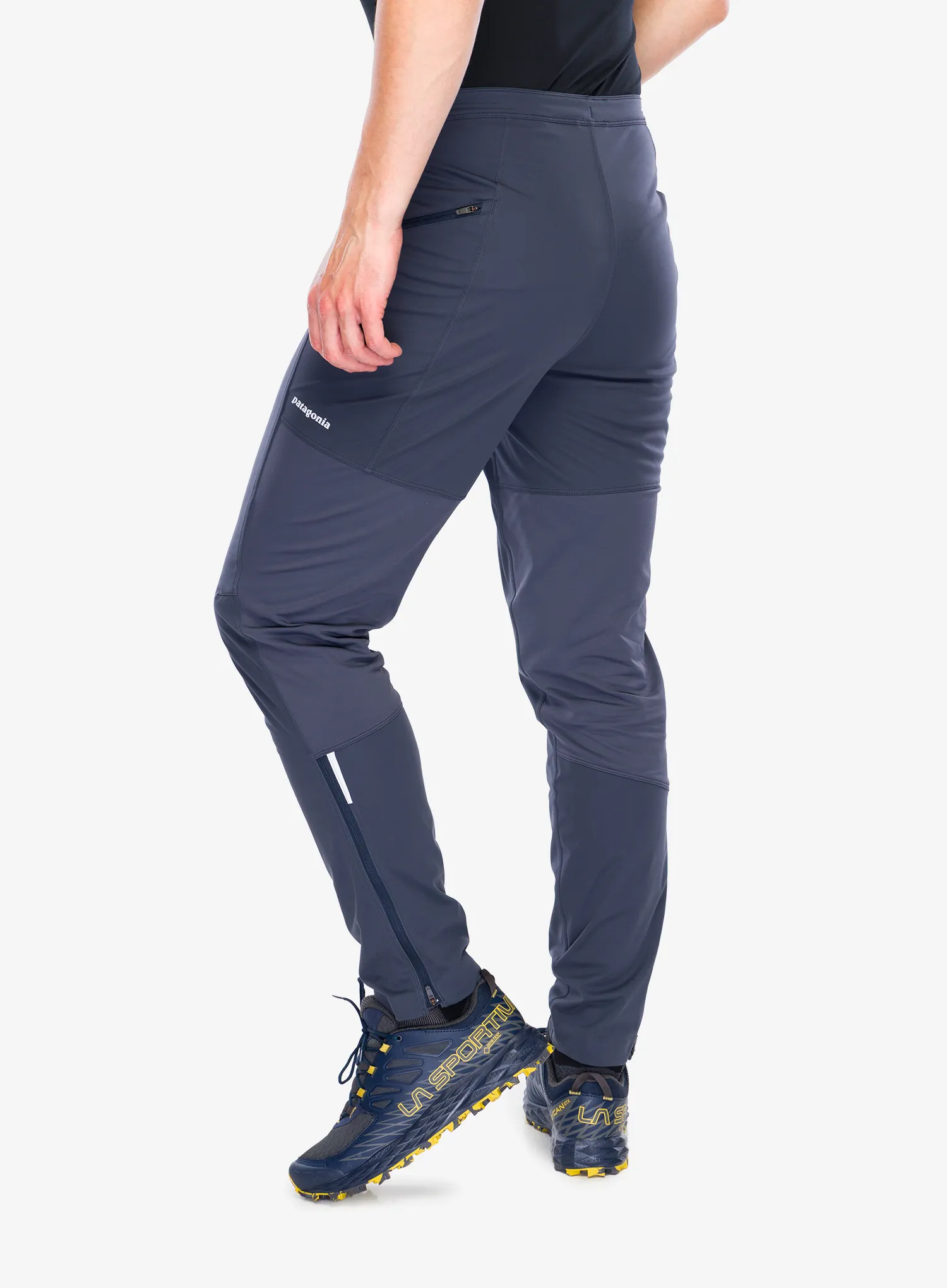 Pantaloni Patagonia Wind Shield Pants - smolder blue