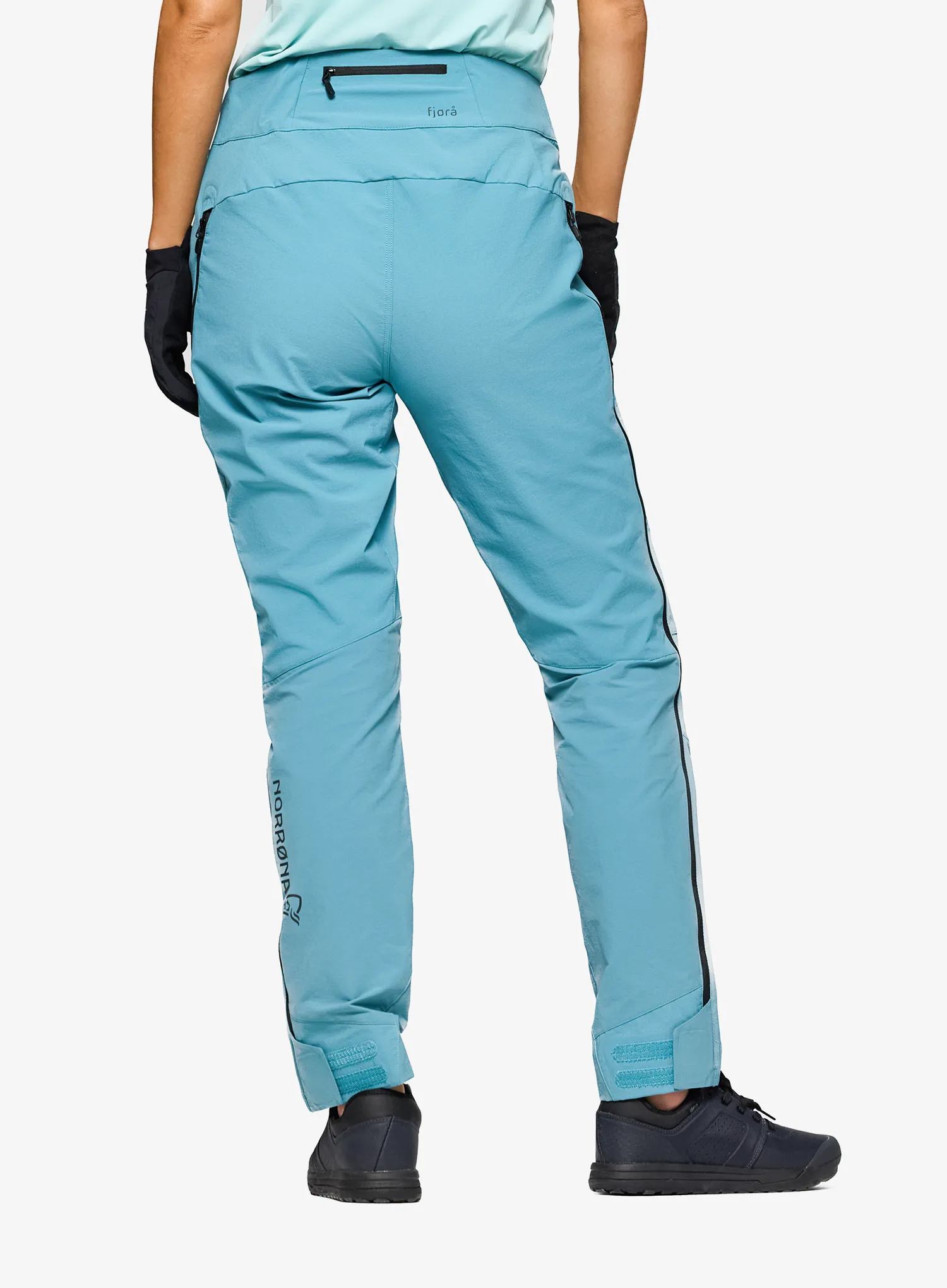 Pantaloni de ciclism pentru femei Norrona Fjora Flex1 Pants - brittany blue