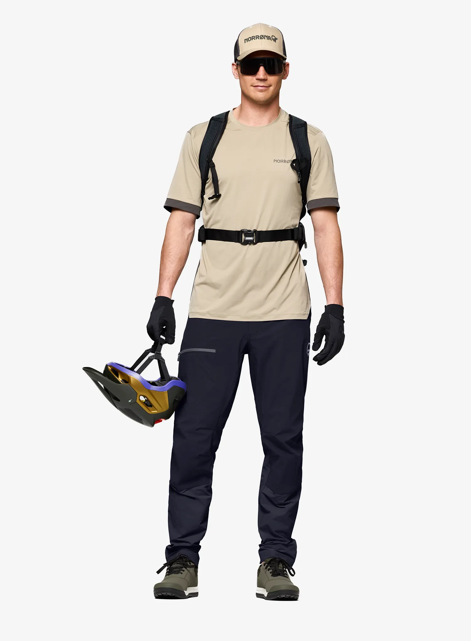 Pantaloni ciclism Norrona Fjora Flex1 Pants - caviar black