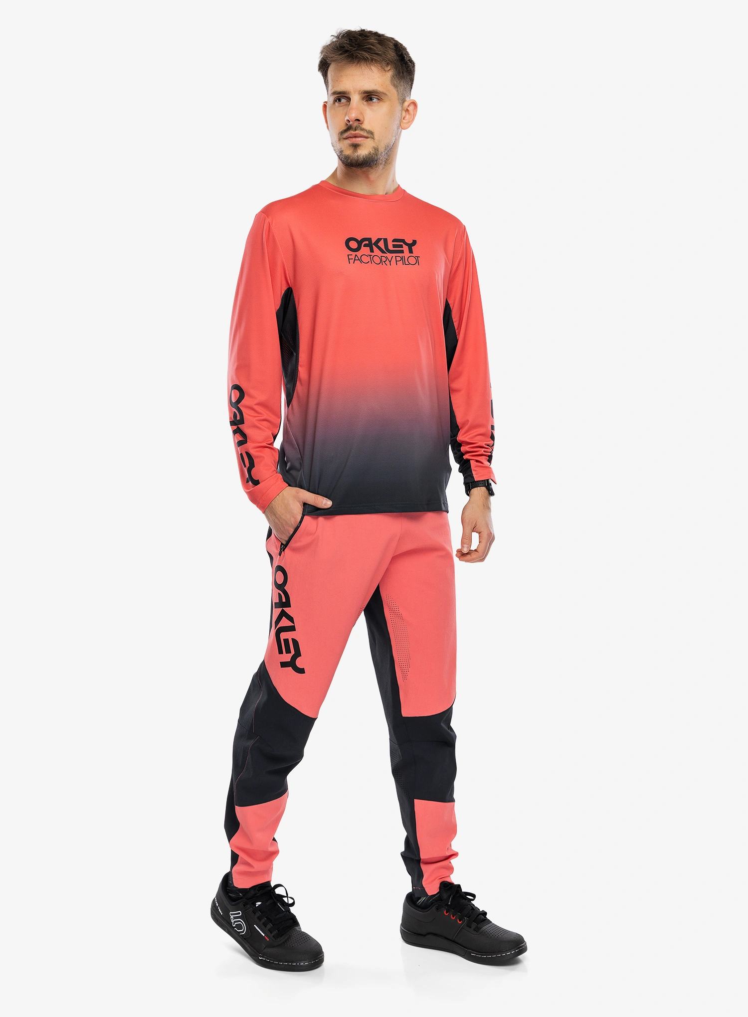 Pantaloni ciclism Oakley Maven Scrub Pant - paloma
